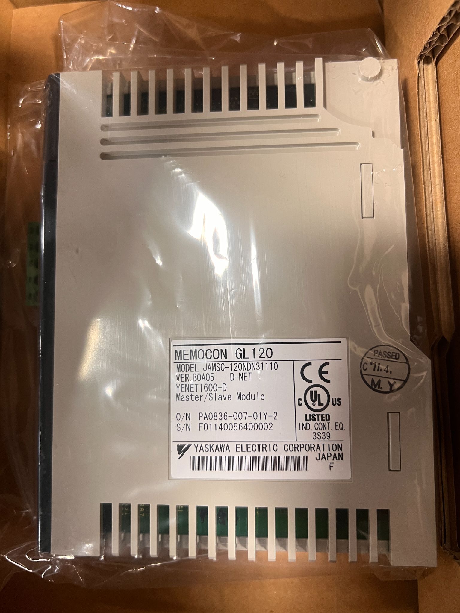 YASKAWA JAMSC-120NDN31110 I/O MODULE NEW WITH BOX 1