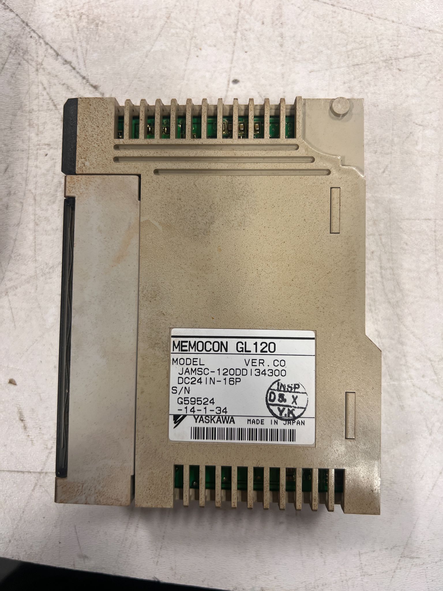 YASKAWA JAMSC-120DD134300 I/O MODULE USED 1