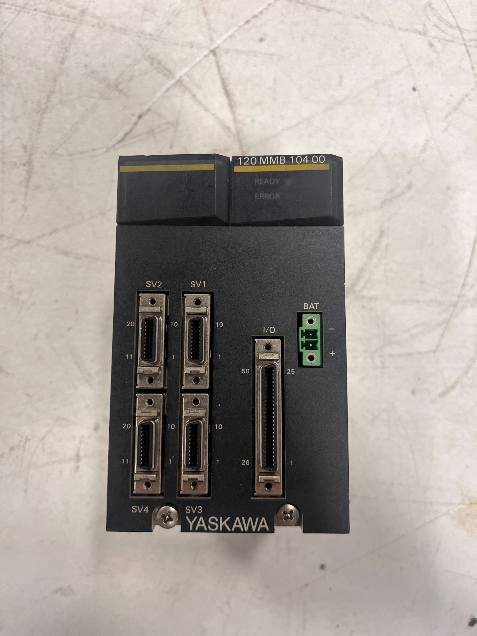 YASKAWA JAMSC-120MMB10400 SERVO DRIVE USED 0