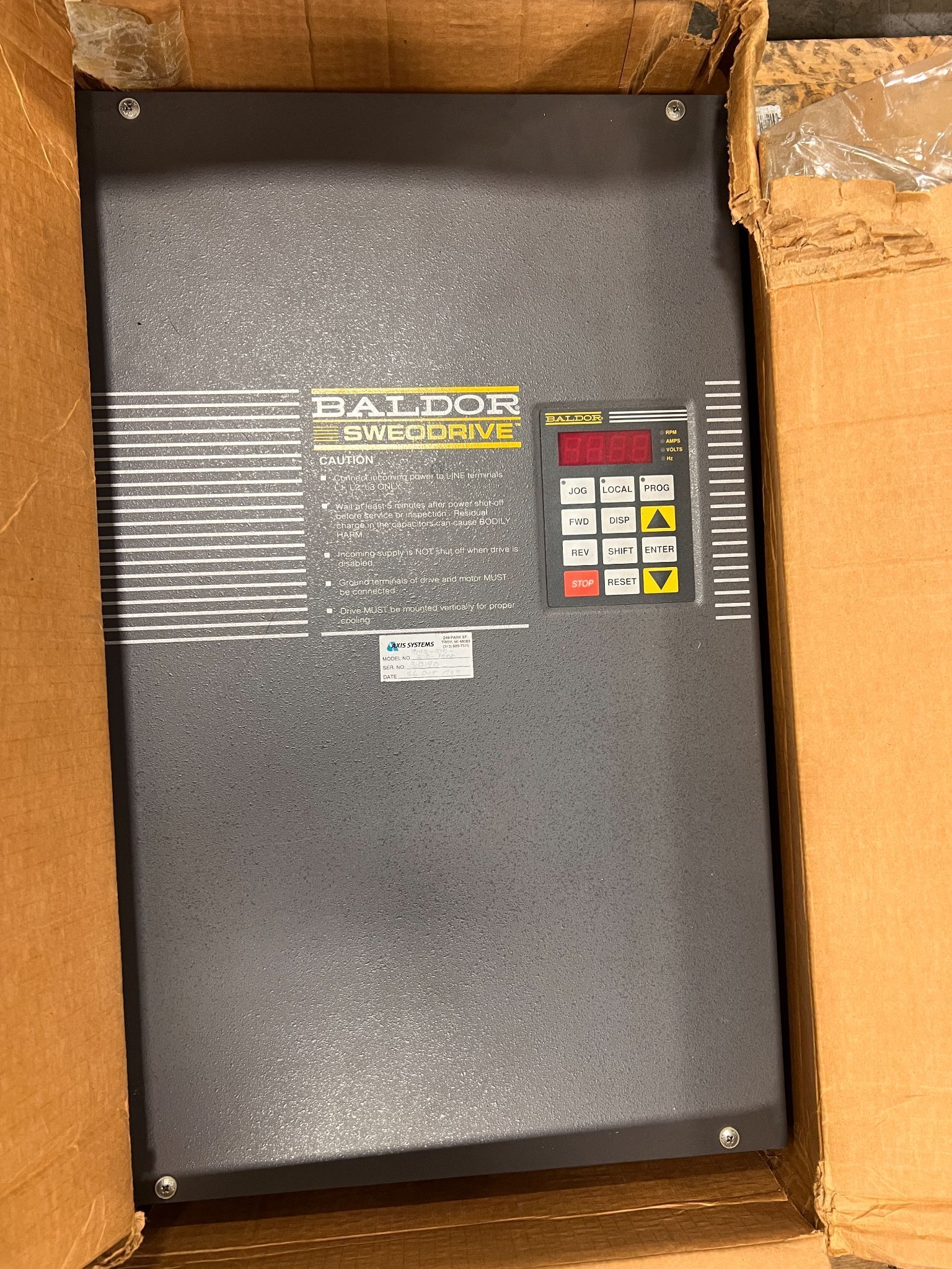 BALDOR 914Q-510--270-1KB0 DRIVE AND DRIVE SUPPLIES NEW WITH BOX 0