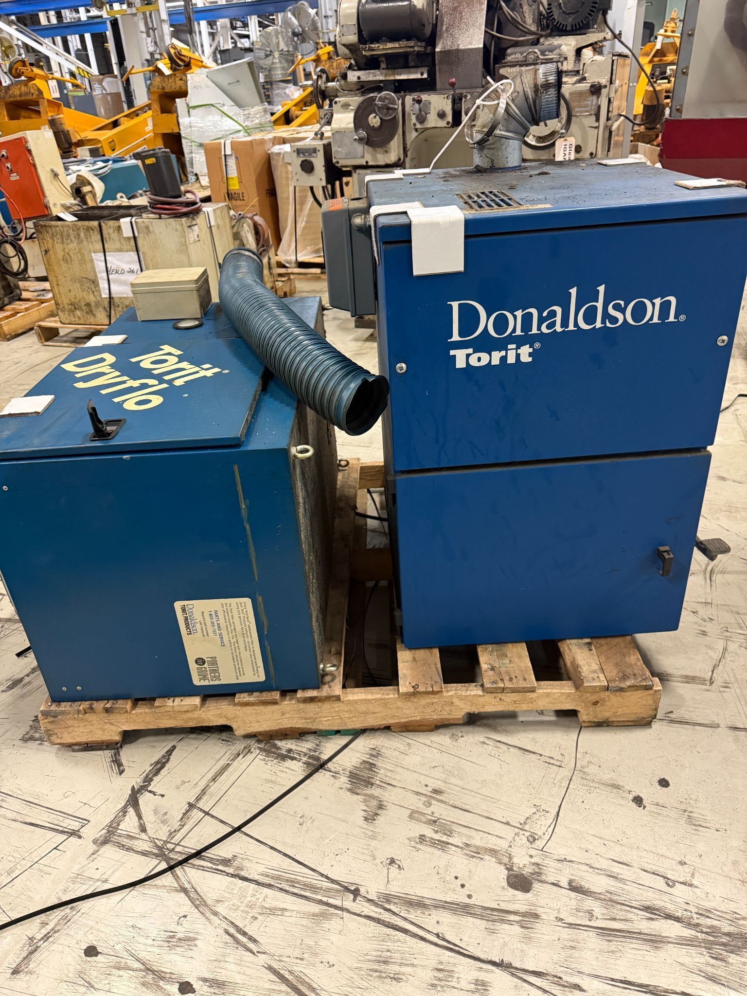 DONALDSON TORIT CAB64 DUST COLLECTOR WITH DRYFLO USED 0