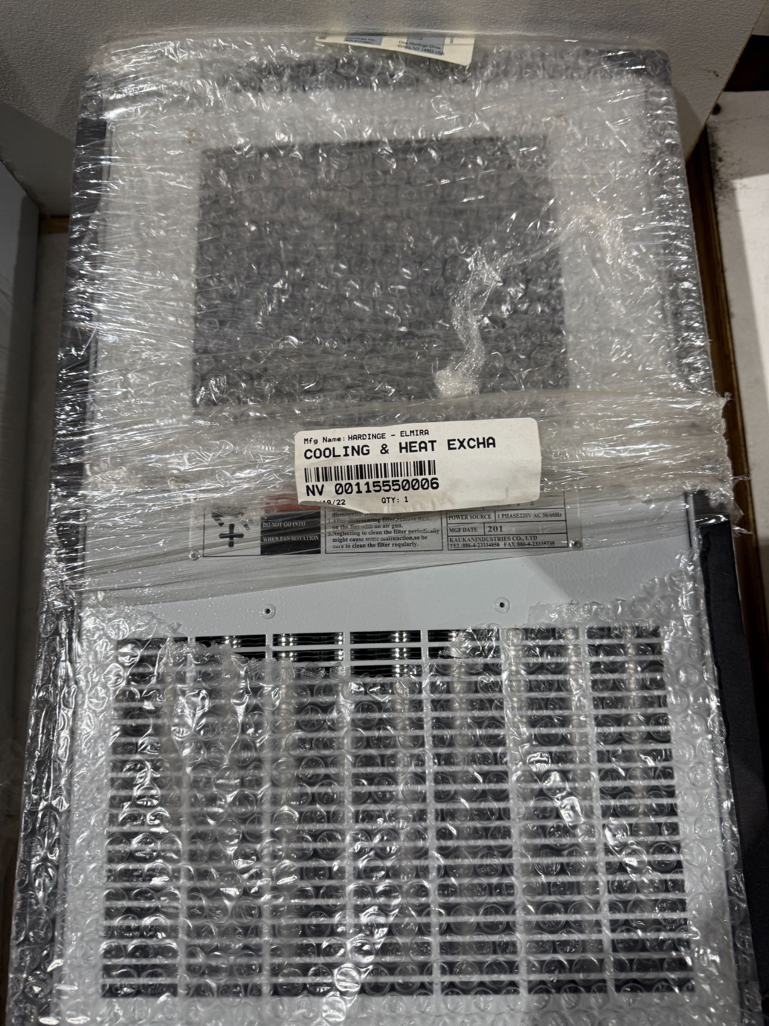KAUKAN C&H-7AR AIR KICKER HEAT EXCHANGER 220V NEW NO BOX 0