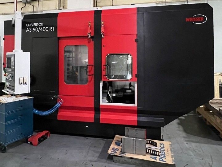 2017 WEISSER UNIVERTOR AS90/400L RT CNC LATHE 0