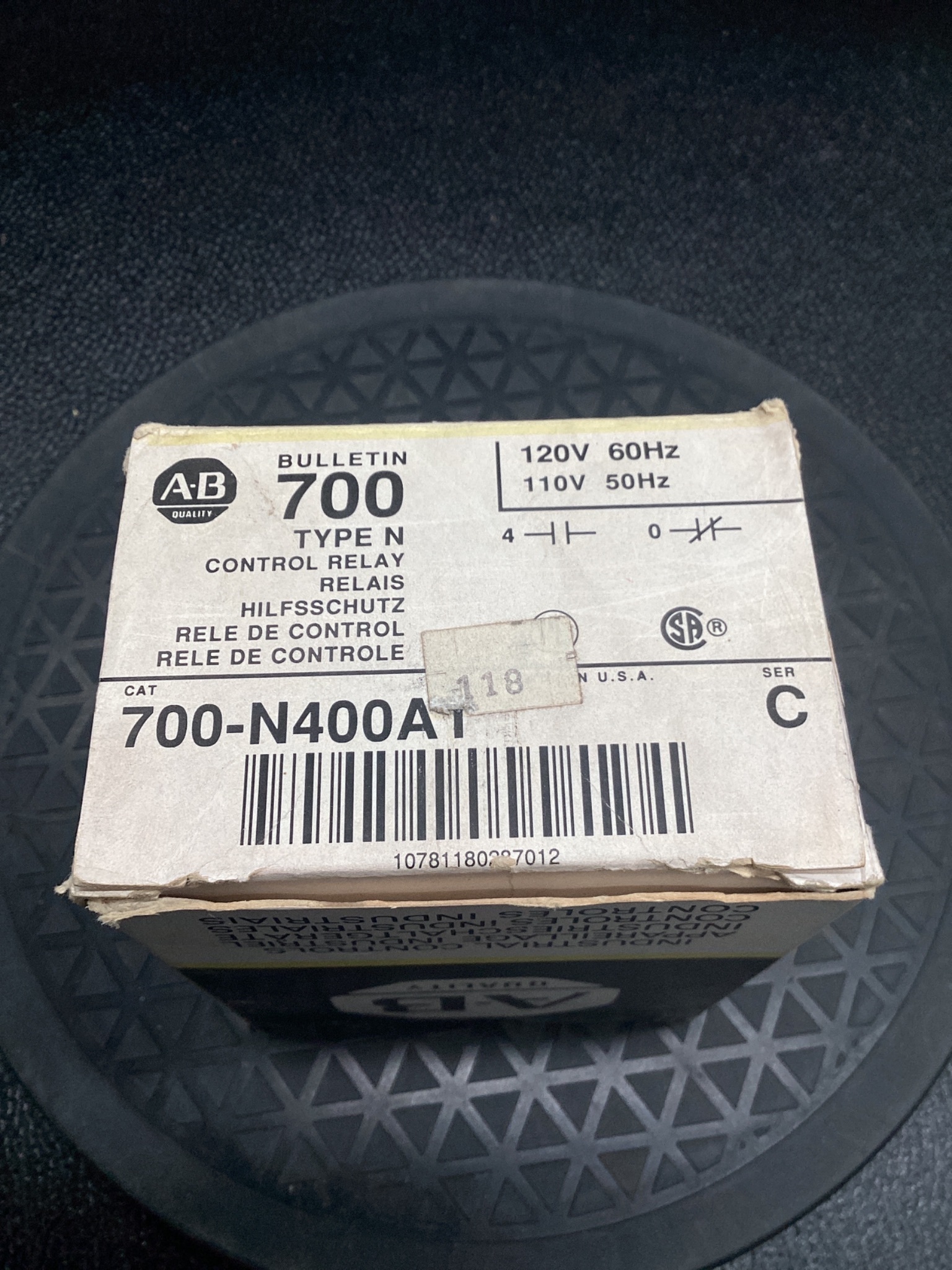 ALLEN BRADLEY 700-N400A1 Industrial Control Relay NEW 4