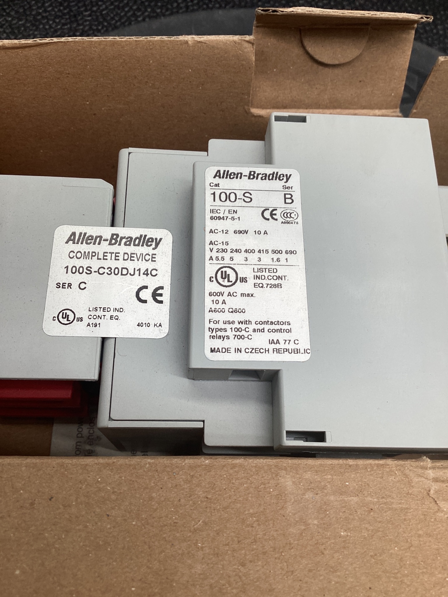 ALLEN BRADLEY 100S-C30DJ14C Safety Contactor NEW 6