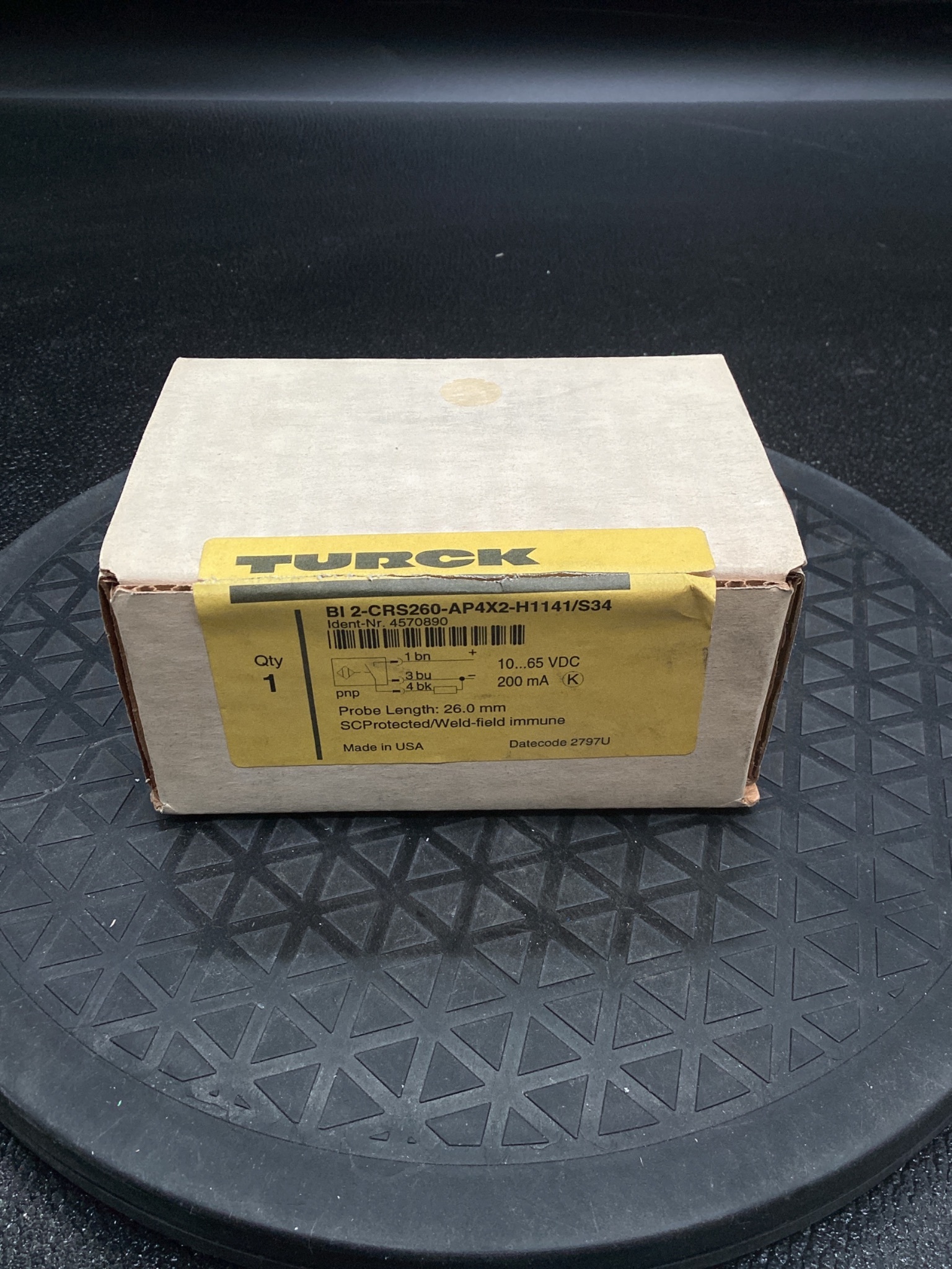 TURCK 4570890 BI2-CRS260-AP4X2-H1141/S34 Proximity Switch NEW 0