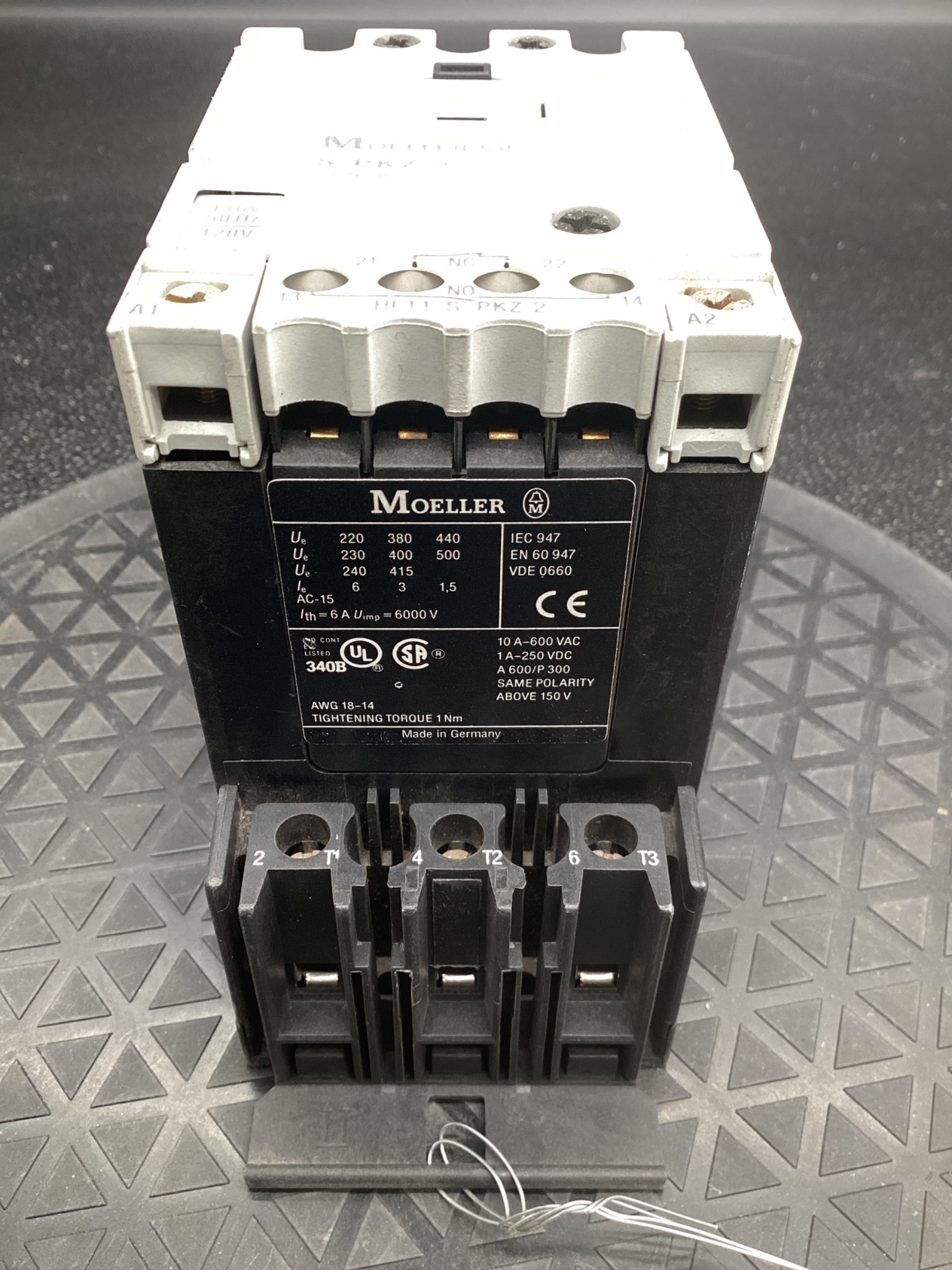 MOELLER S-PKZ 2 Motor Protection Circuit Breaker USED 1