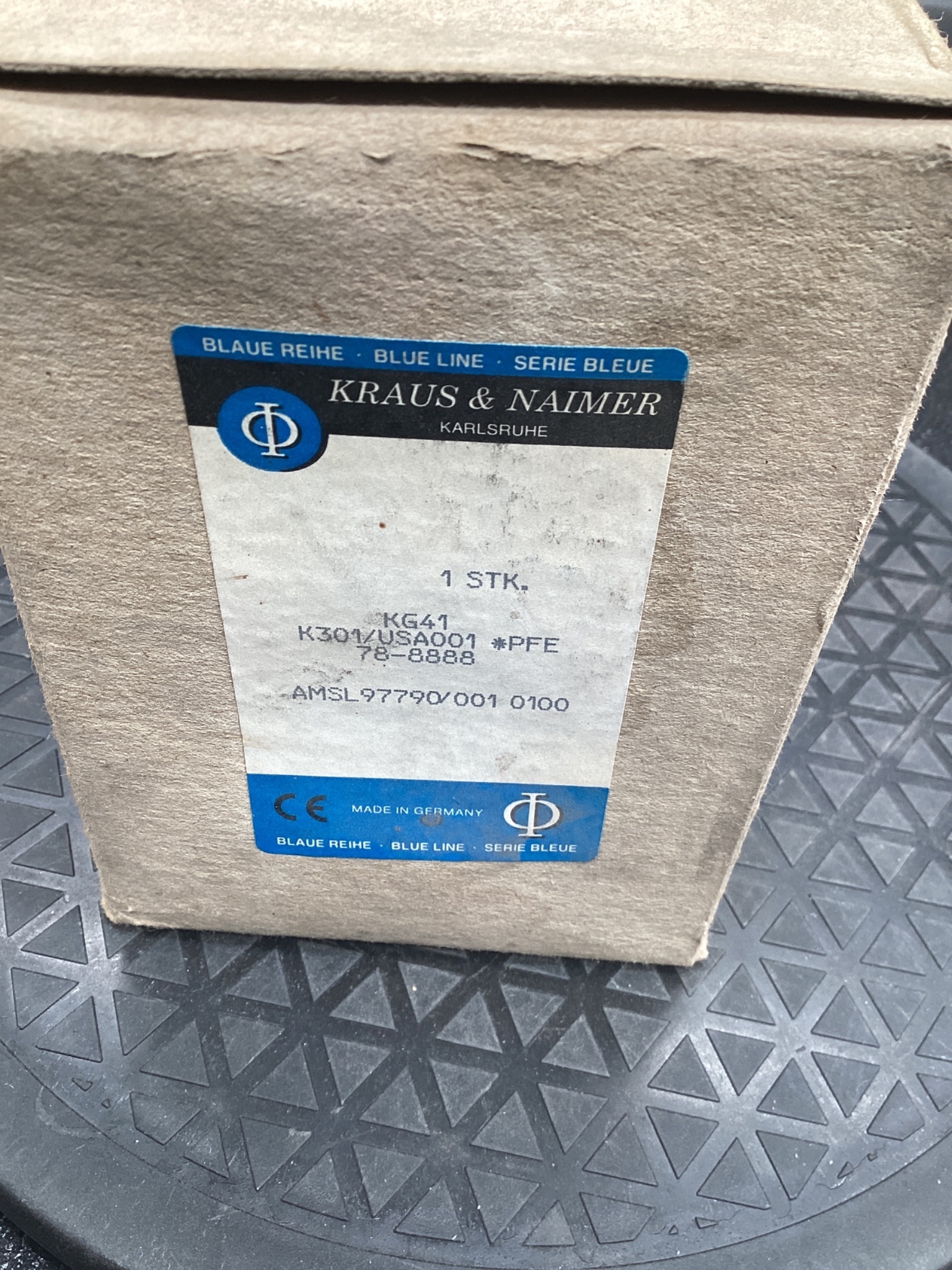 KRAUS & NAIMER KG41 K301/USA001 Rotary Disconnect Switch NEW 5