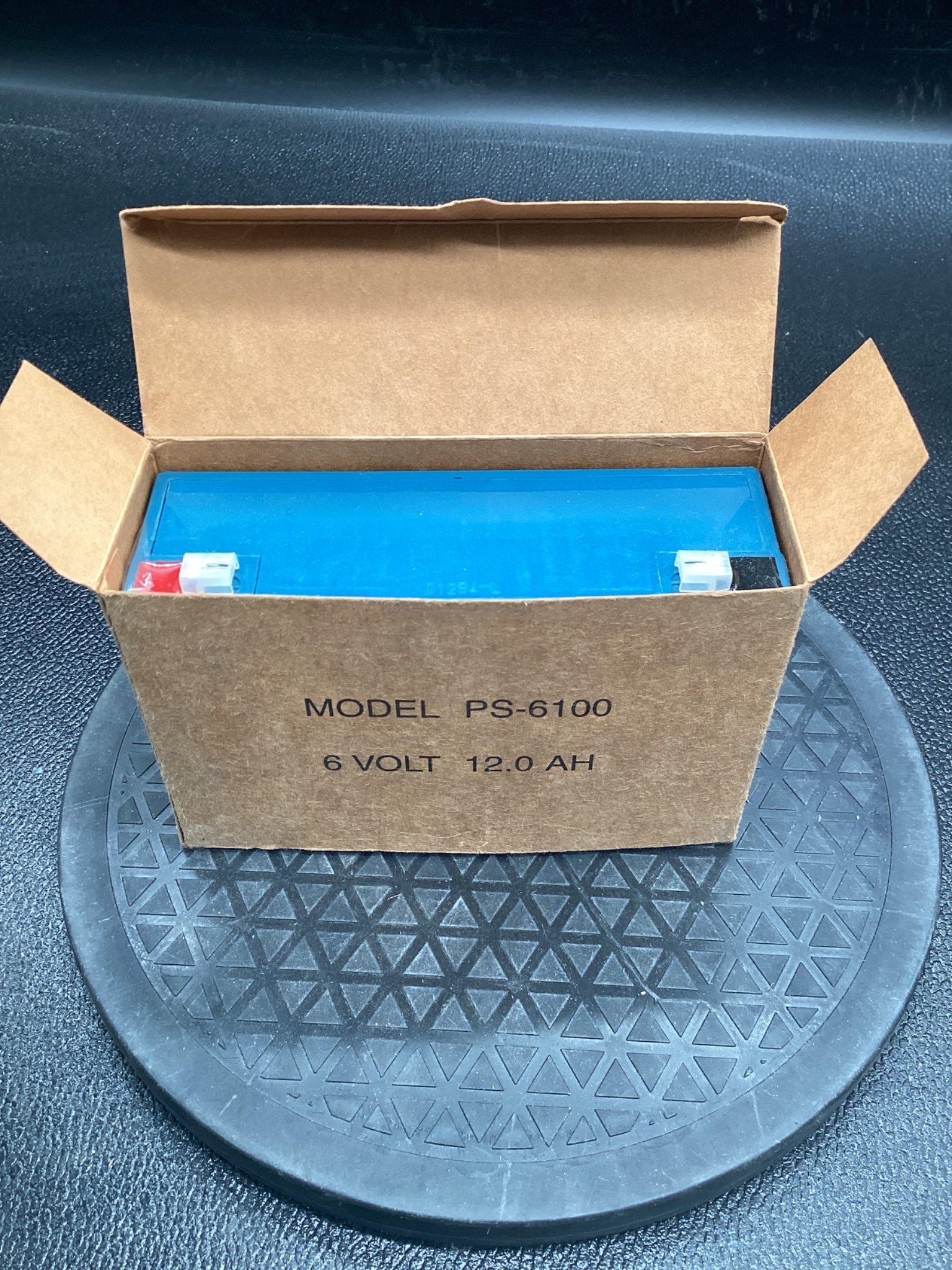 POWER-SONIC PS-6100 Sealed Lead Acid Battery 6V 12Ah NEW 3