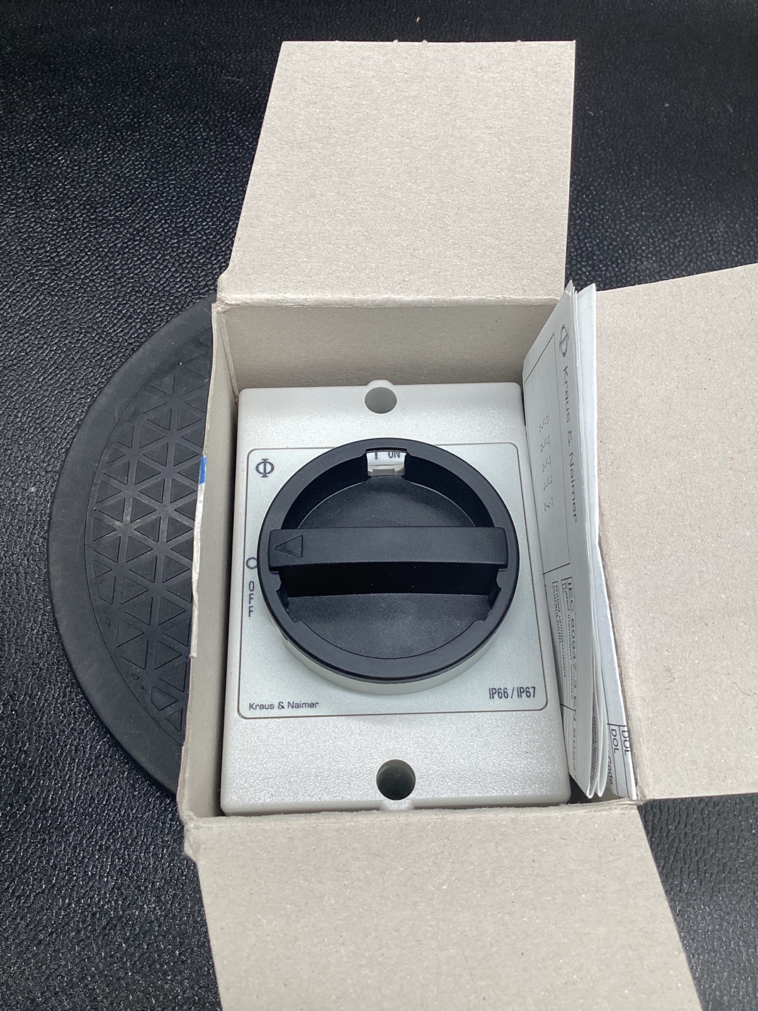 KRAUS & NAIMER KG10.T103/40.KS51V Rotary Main Switch NEW 4