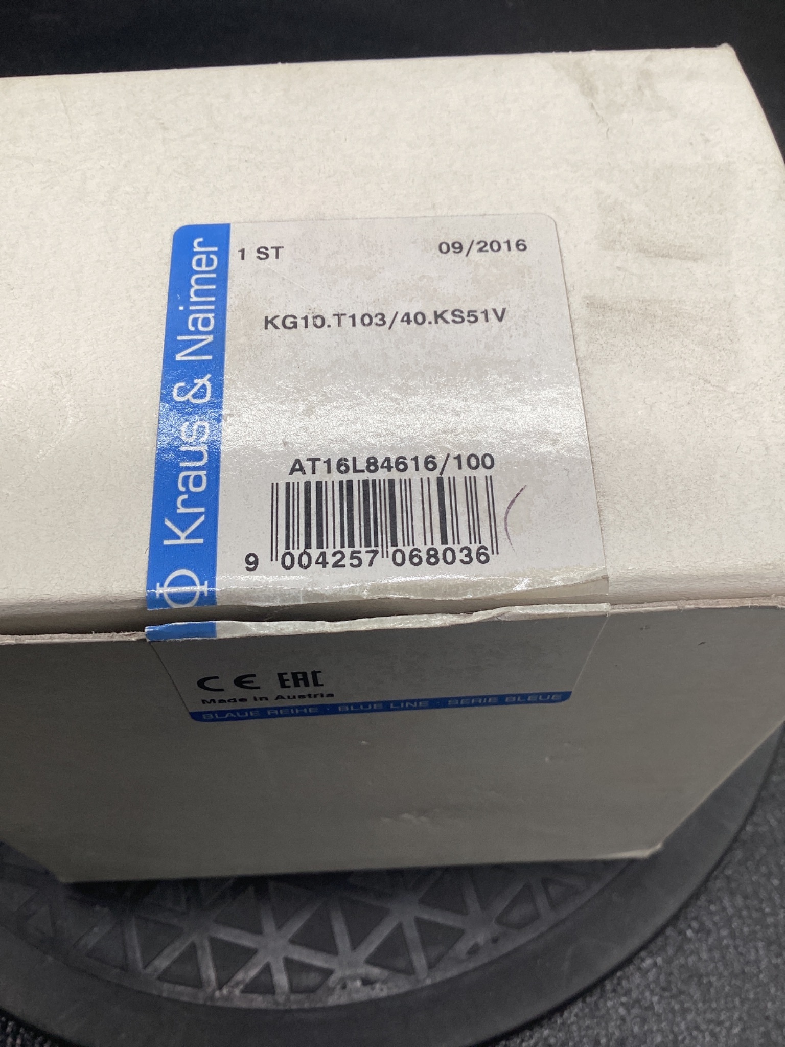 KRAUS & NAIMER KG10.T103/40.KS51V Rotary Main Switch NEW 5