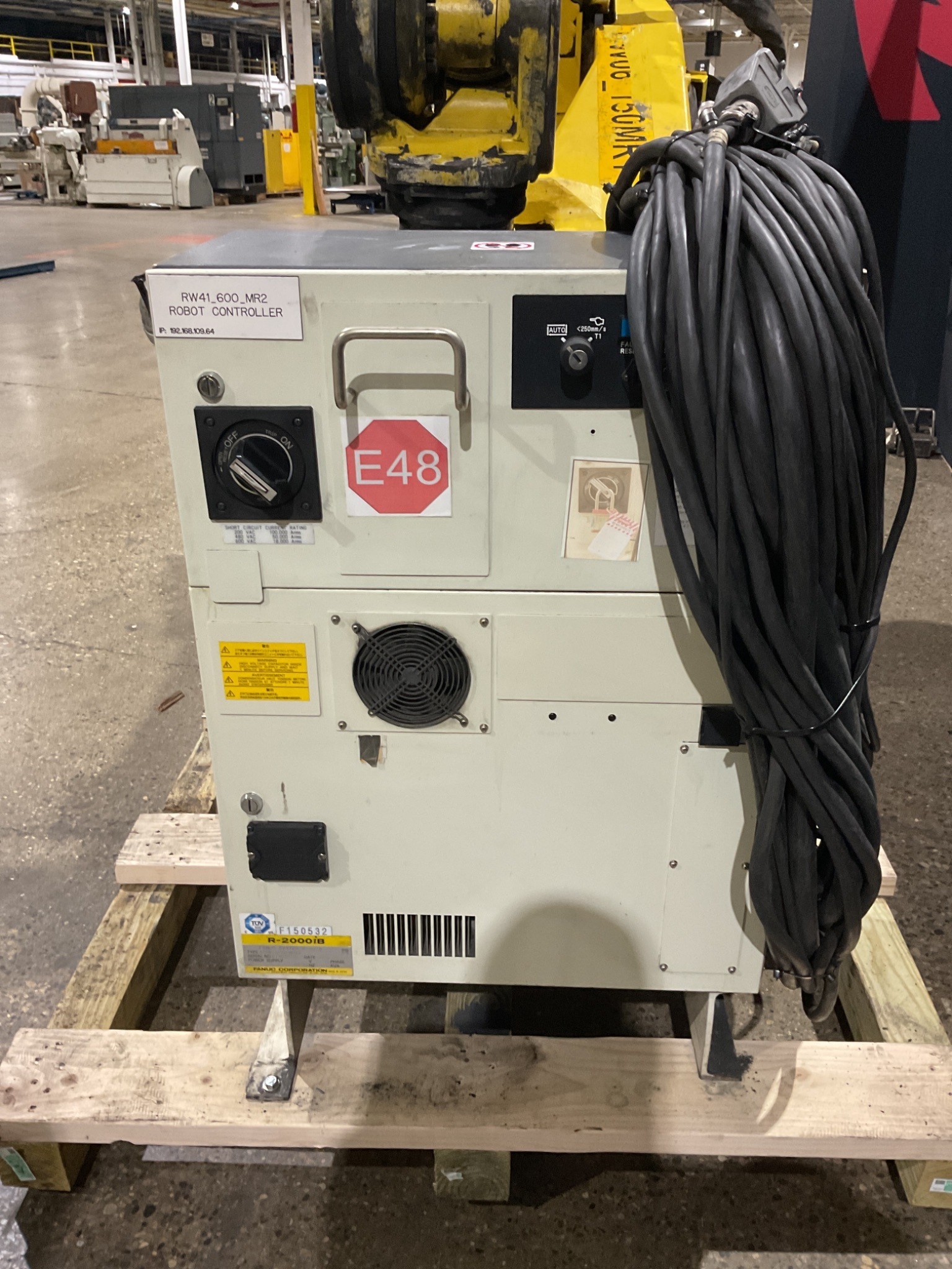 FANUC R-2000iB/210F Complete w/ R-30iB Controls 2012 Arm 2014 Cabinet USED 7