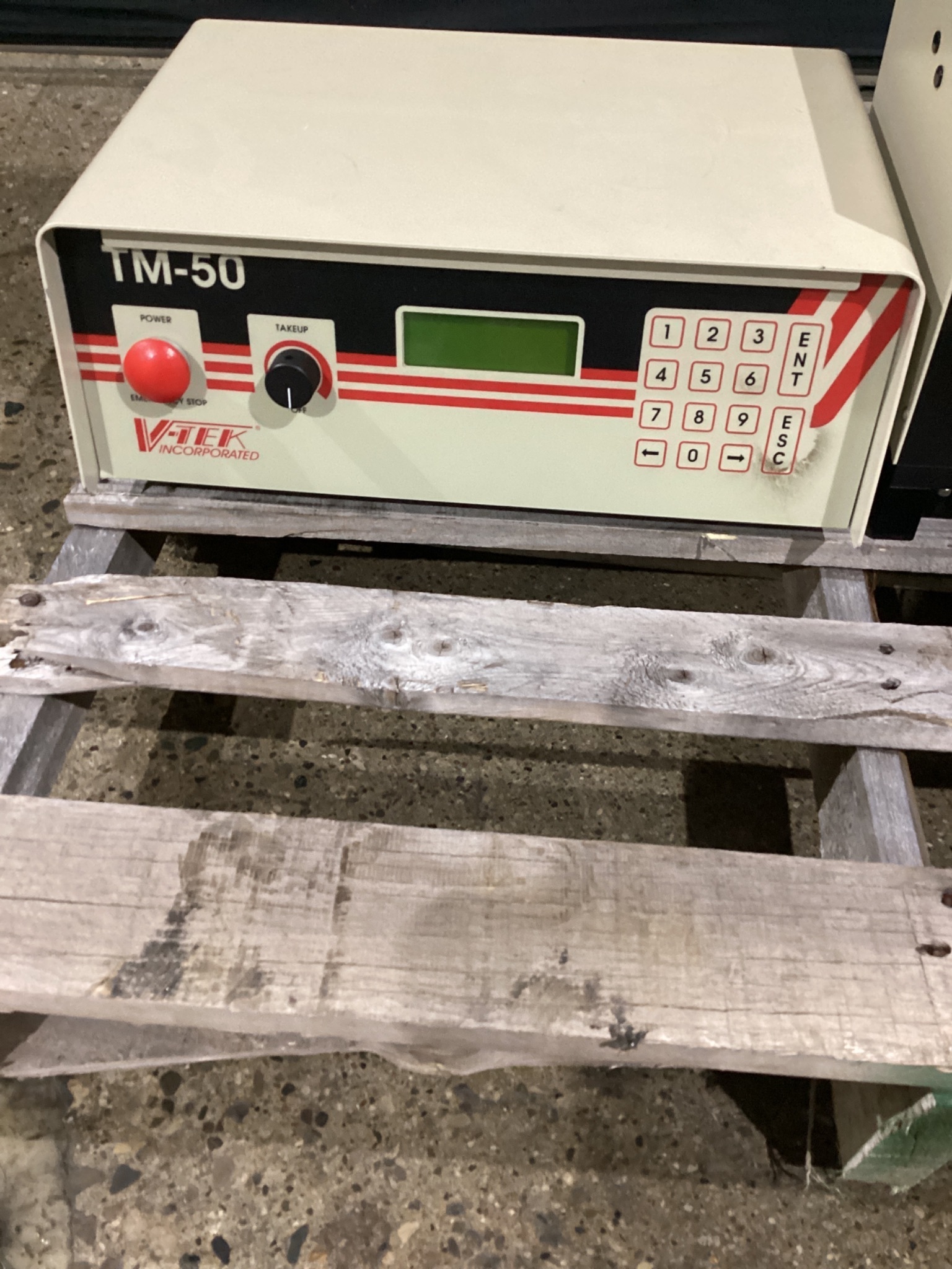 V-TEK TM-50-OEM Tape Machine w/ Controls USED 2