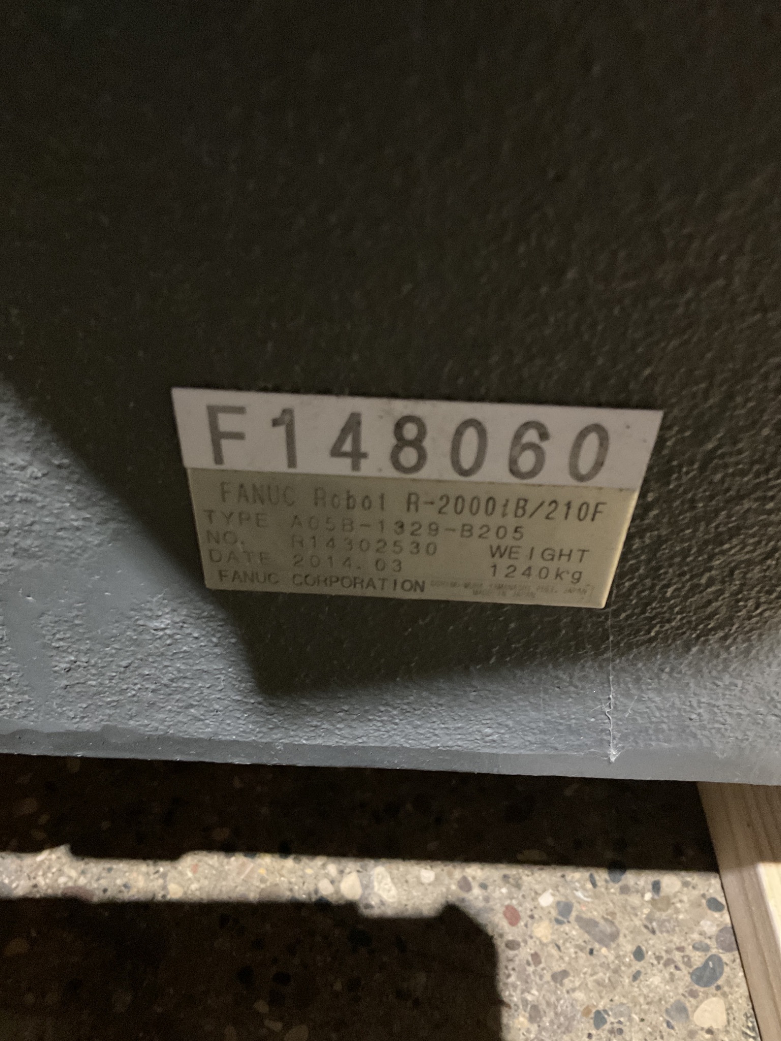 FANUC R-2000iB/210F Complete w/ R-30iB Controls 2014 USED 6