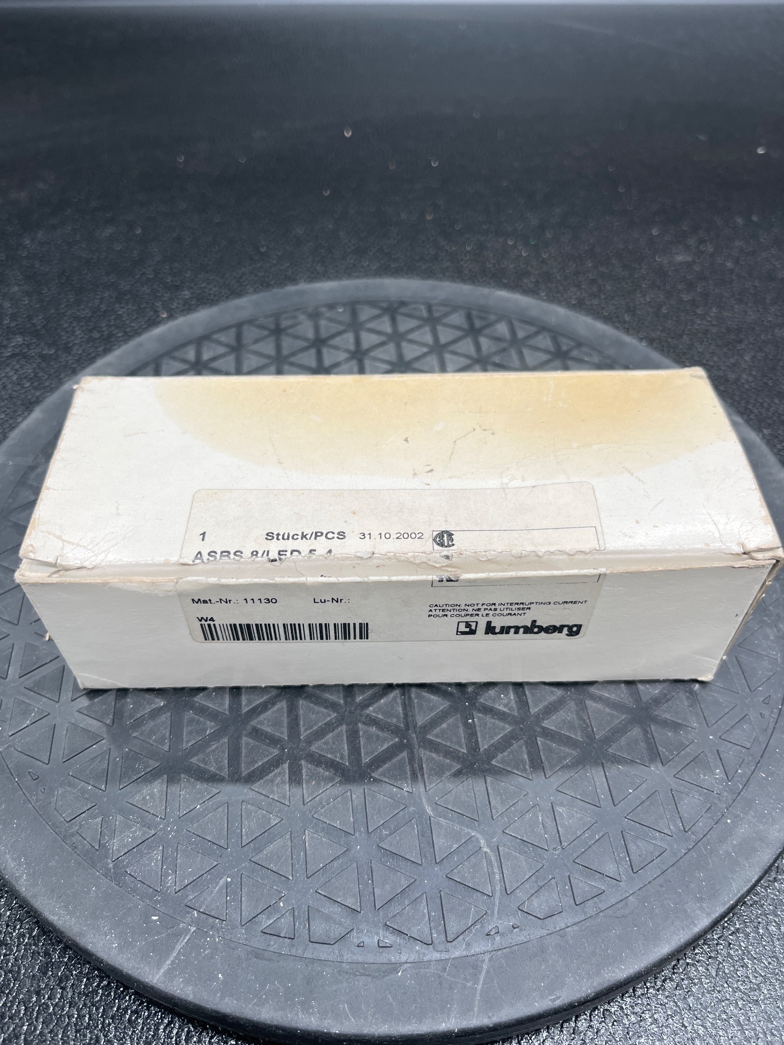LUMBERG ASBS8/LED-5/4 Sensor Distribution Box NEW 0