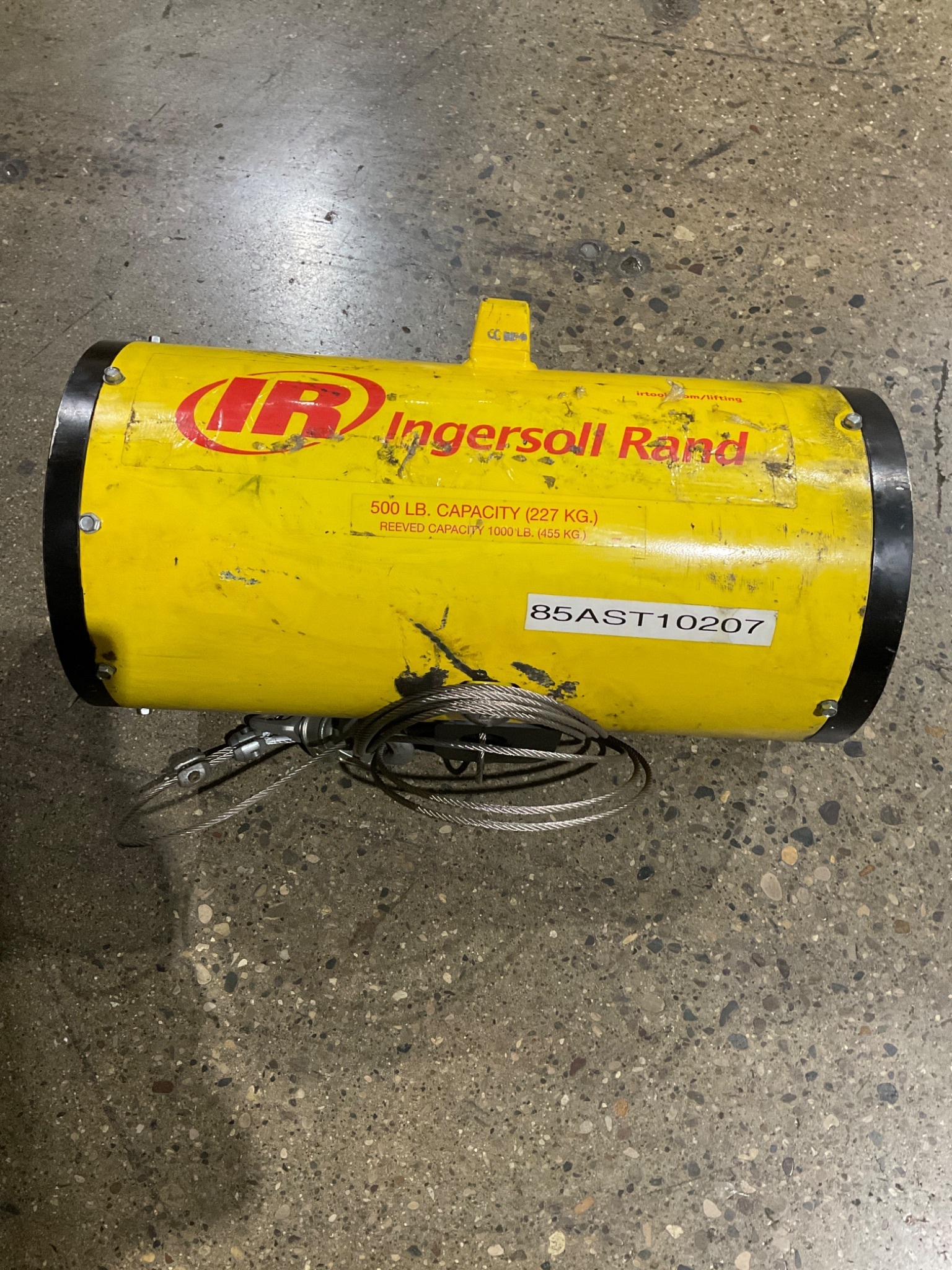 INGERSOLL RAND BW050080 Pneumatic Air Balancer 500lbs @ 100 PSI USED 0
