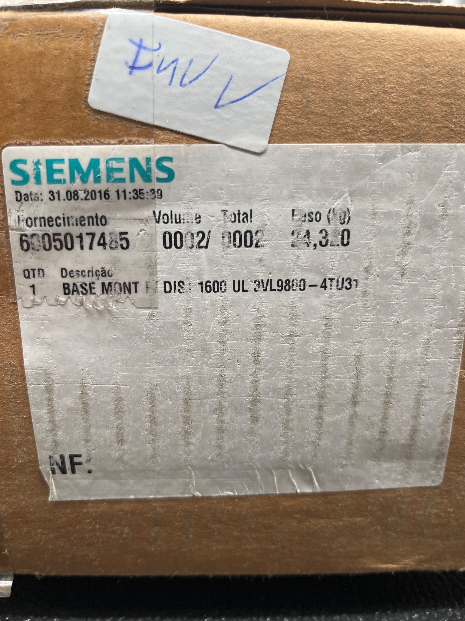SIEMENS MBPG1600 Breaker Base Mount Hardware VL Series NEW 6