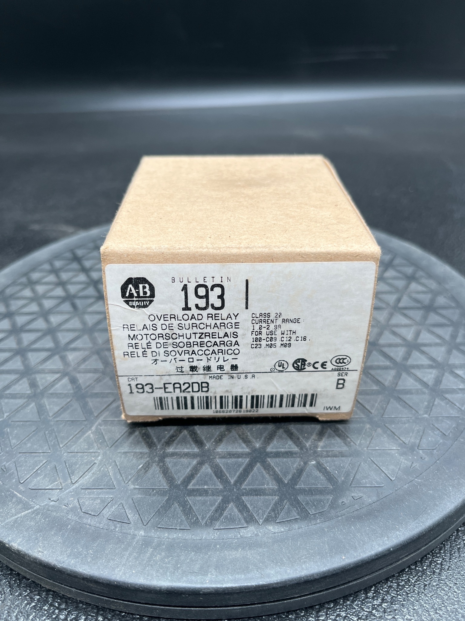 ALLEN BRADLEY 193-EA2DB Overload Relay NEW 4