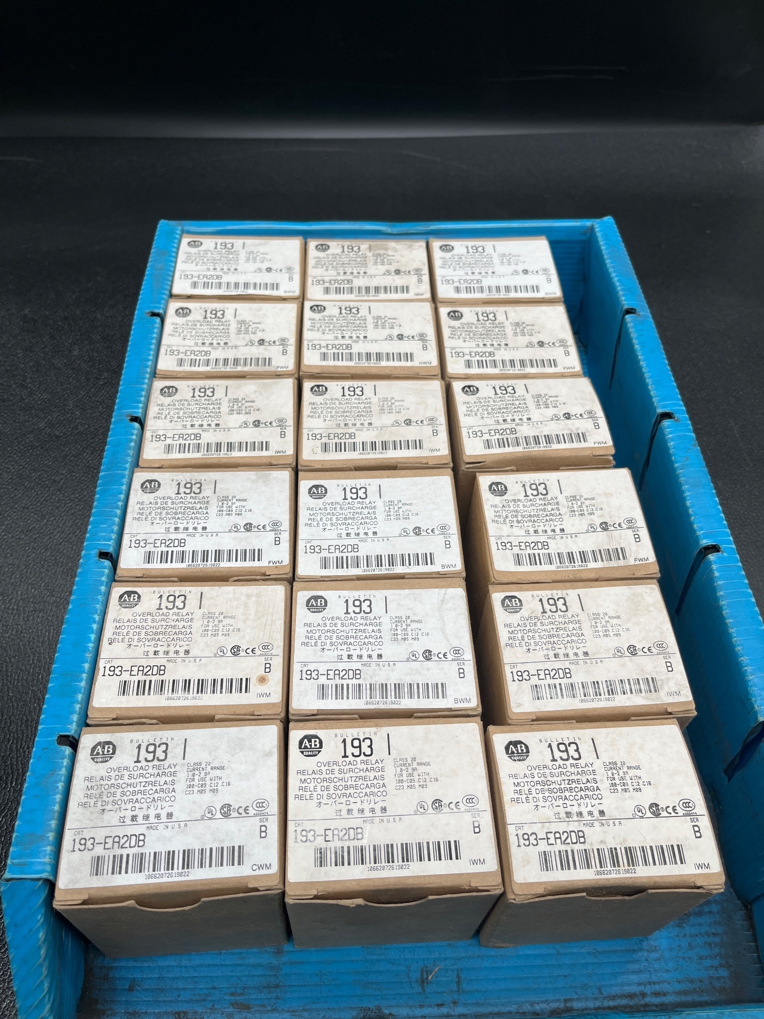 ALLEN BRADLEY 193-EA2DB Overload Relay NEW 9