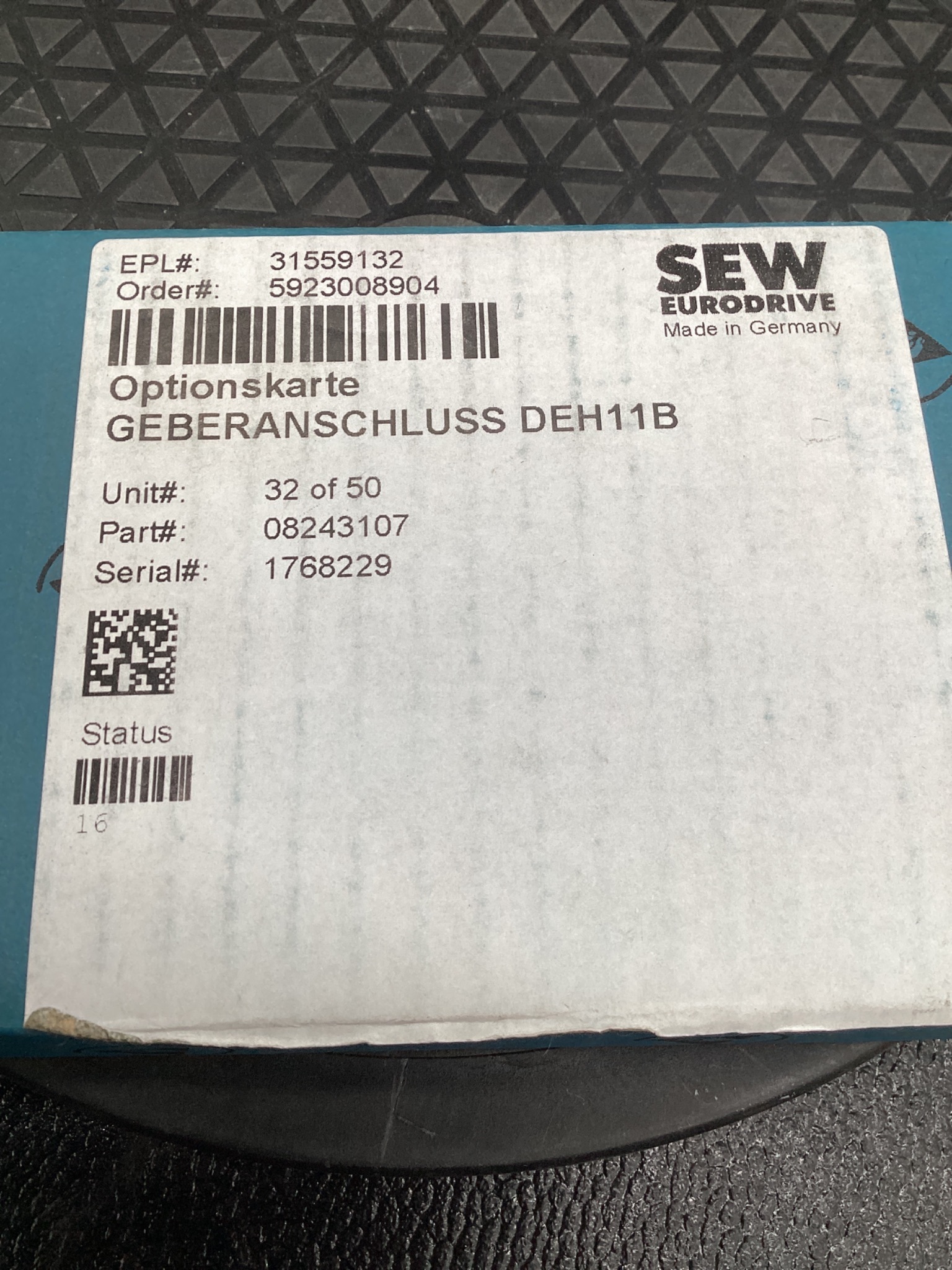 SEW EURODRIVE DEH11B Interface Module NEW 7