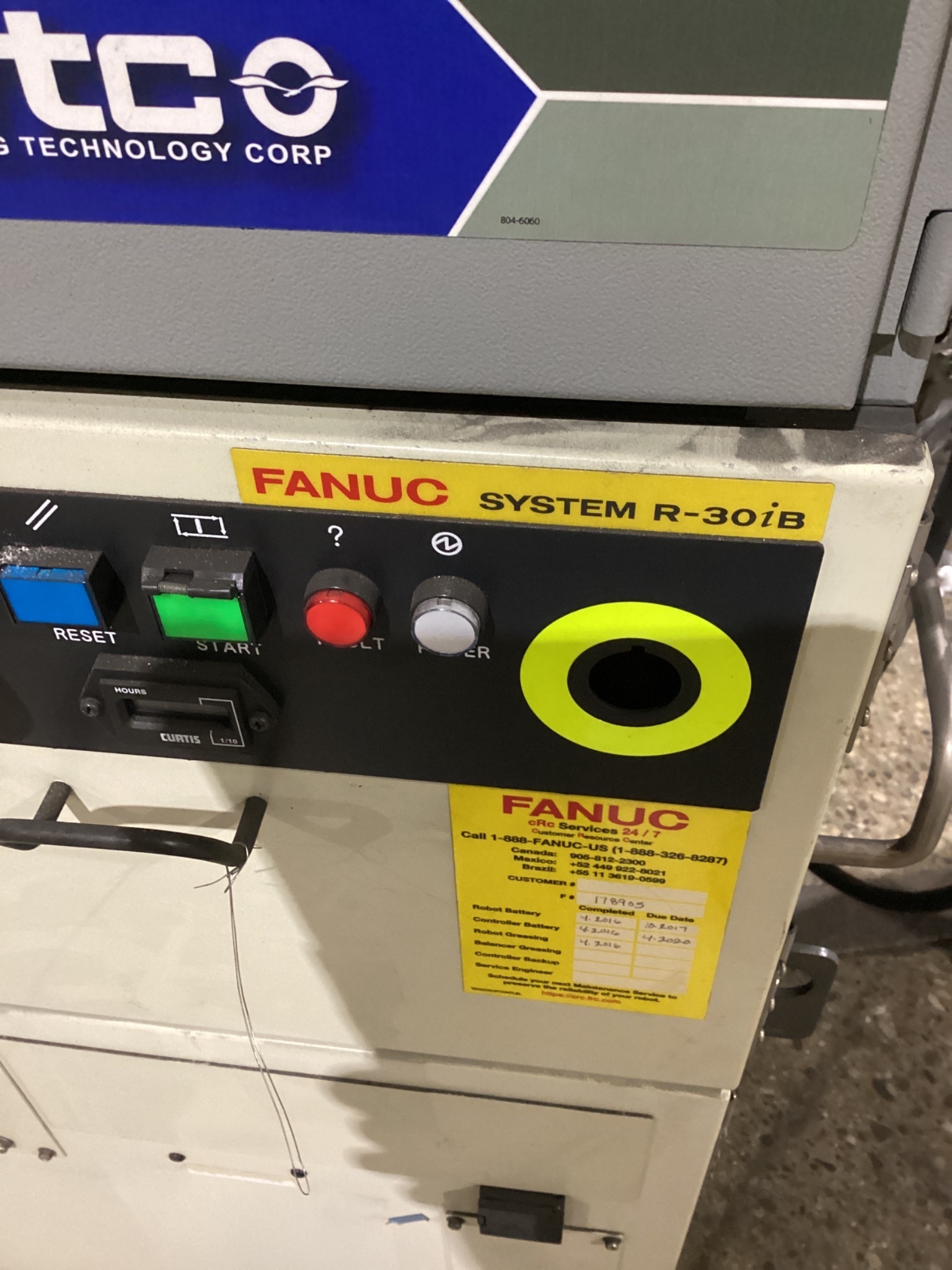 FANUC R-30iB Robot Controller w/ WTC 60U5 Weld Control USED 1