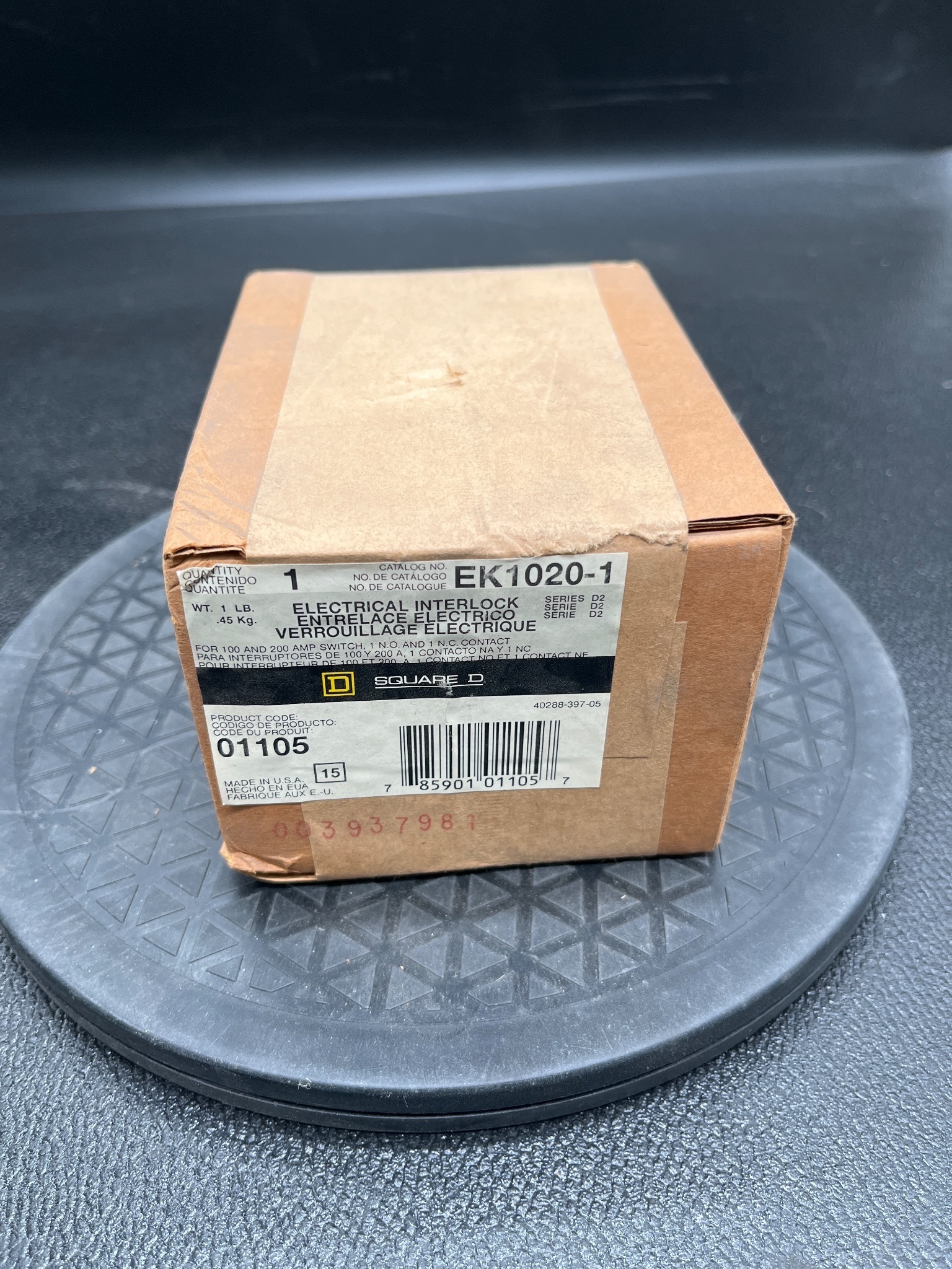 SQUARE D EK1020-1 Electrical Interlock Safety Switch Kit NEW 0