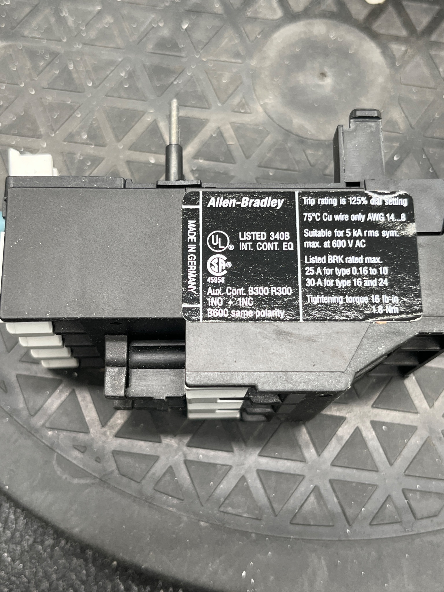 ALLEN BRADLEY 193-TAC10 Thermal Overload Relay NEW 6