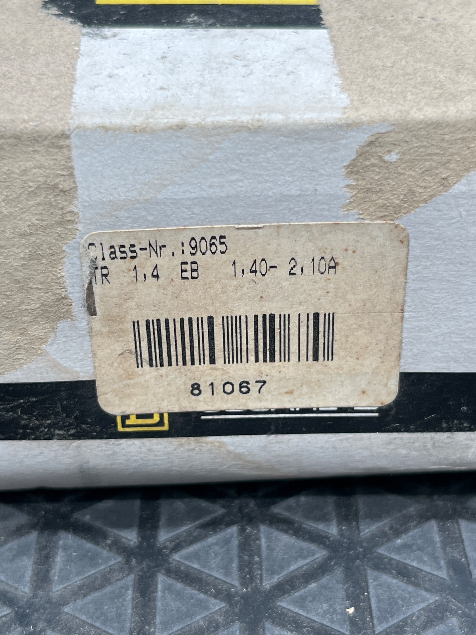 SQUARE D 9065-TR1.4 Thermal Overload Relay NEW 4