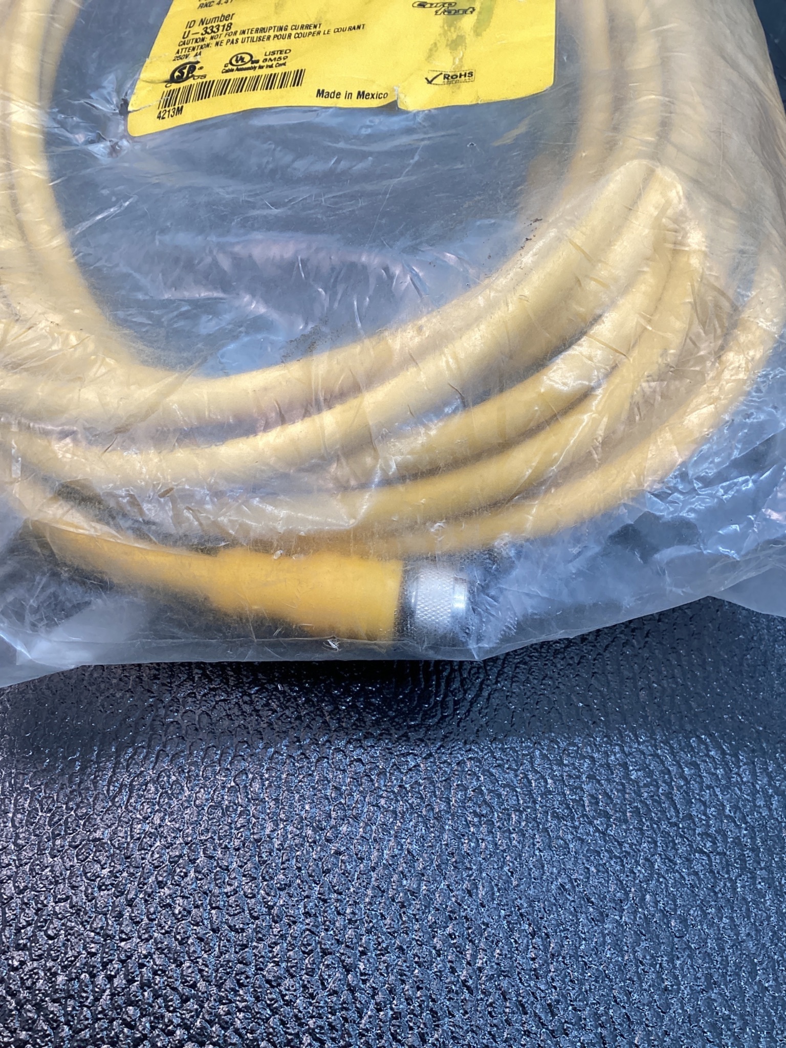 TURCK RKC-4.4T-6/S3060 M12 Sensor Cable 6m Right-Angle NEW (LOT OF 5) 2