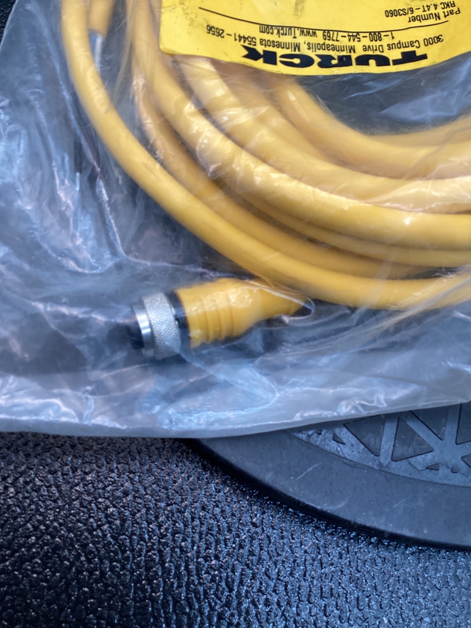 TURCK RKC-4.4T-6/S3060 M12 Sensor Cable 6m Right-Angle NEW (LOT OF 5) 4