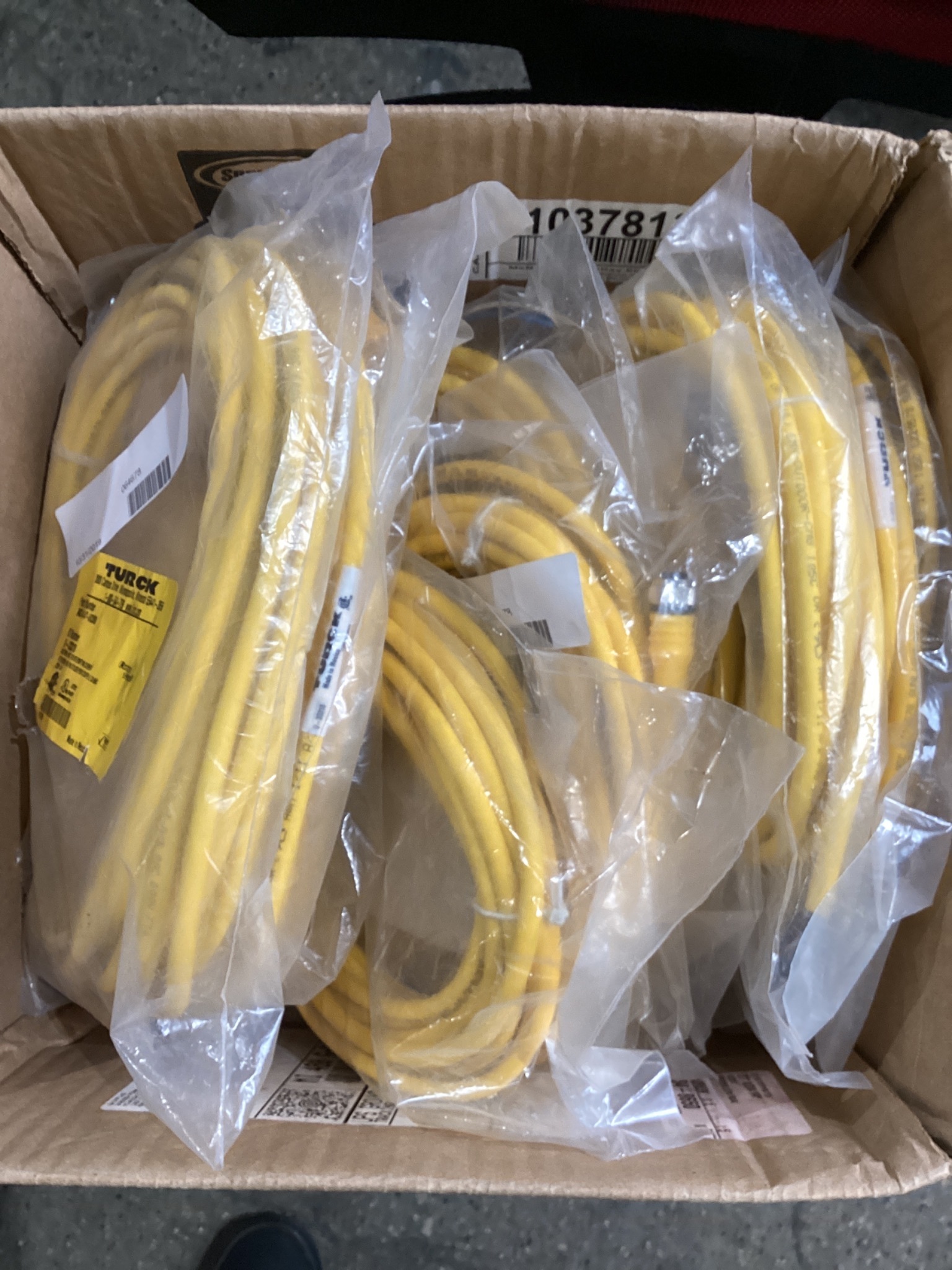 TURCK RKC-4.4T-6/S3060 M12 Sensor Cable 6m NEW (LOT OF 5) 0