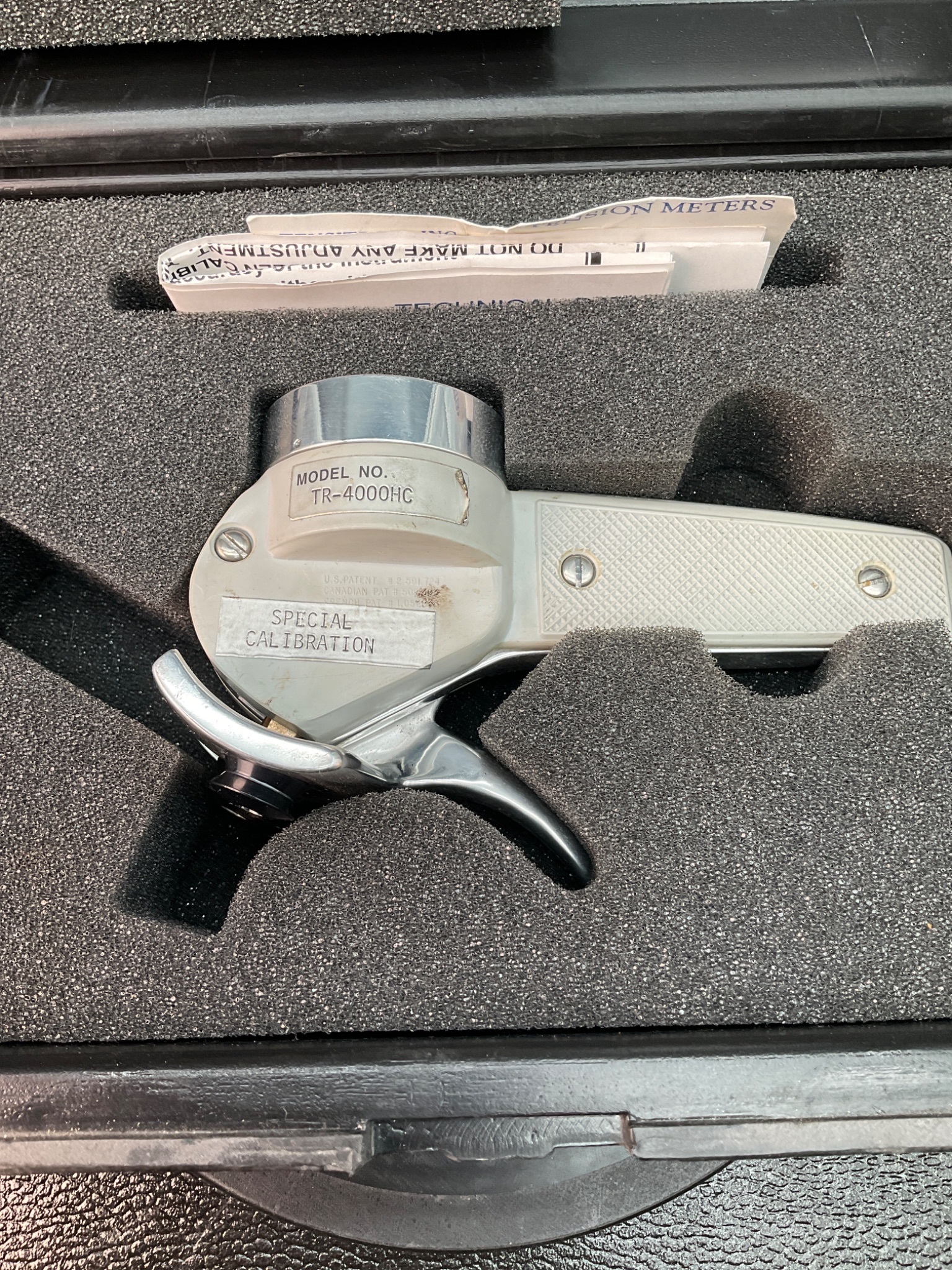 TENSITRON TR-4000HC Mechanical Tension Meter USED 1