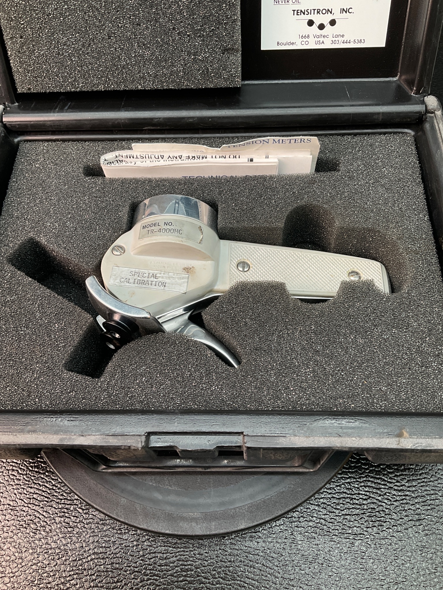 TENSITRON TR-4000HC Mechanical Tension Meter USED 4