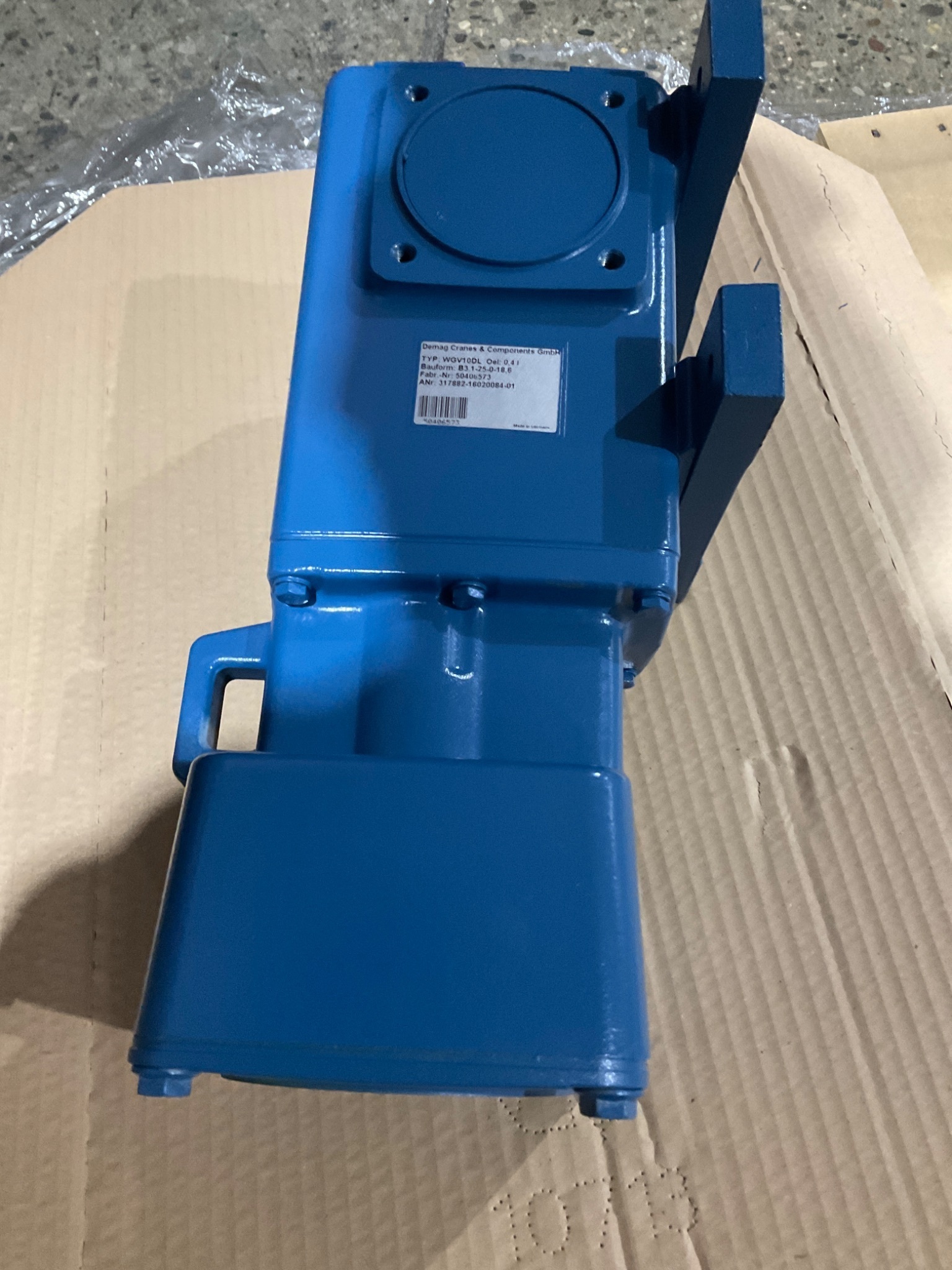 DEMAG WGV10DL Gear Motor NEW 0