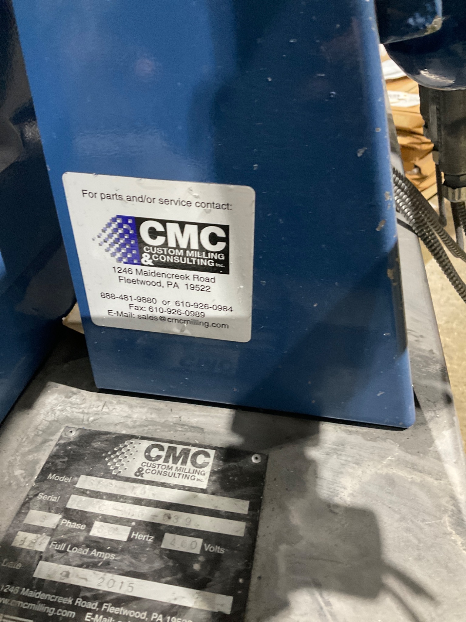 CMC SMP-1.5 Media Mill USED 13