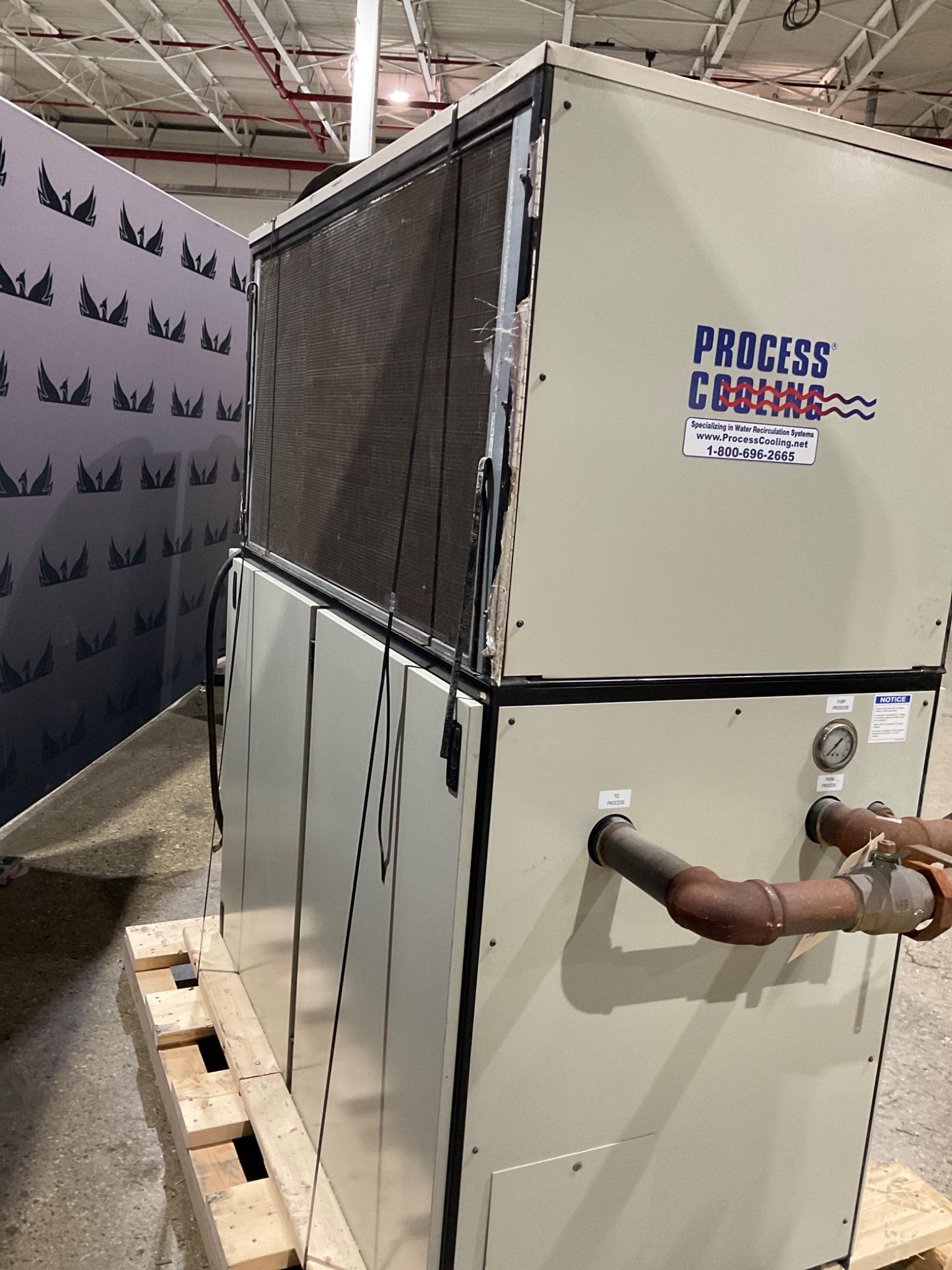 PROCESS COOLING SYSTEMS LQ2B1004 INDUSTRIAL CHILLER USED S 4