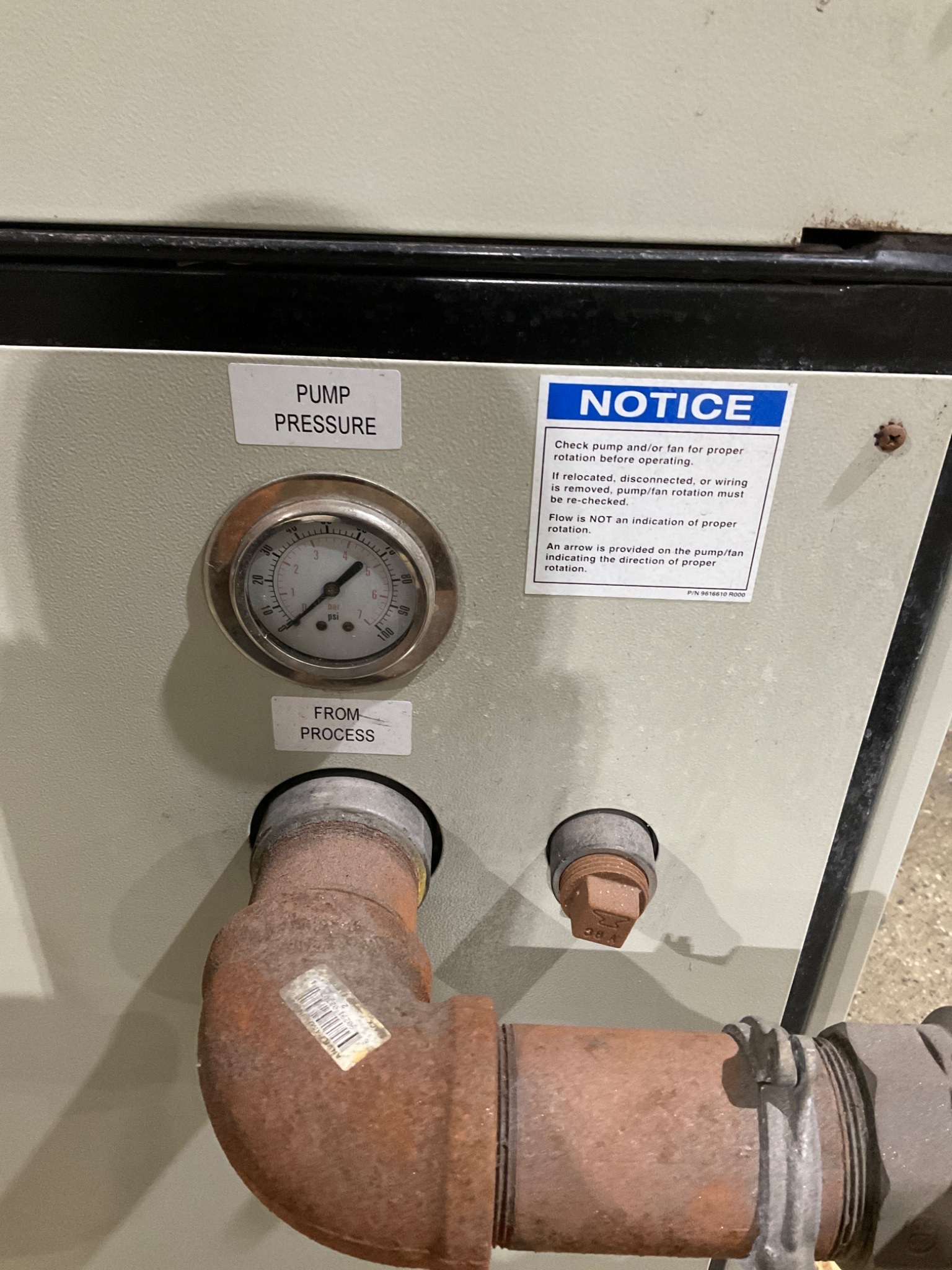 PROCESS COOLING SYSTEMS LQ2B1004 INDUSTRIAL CHILLER USED S 6