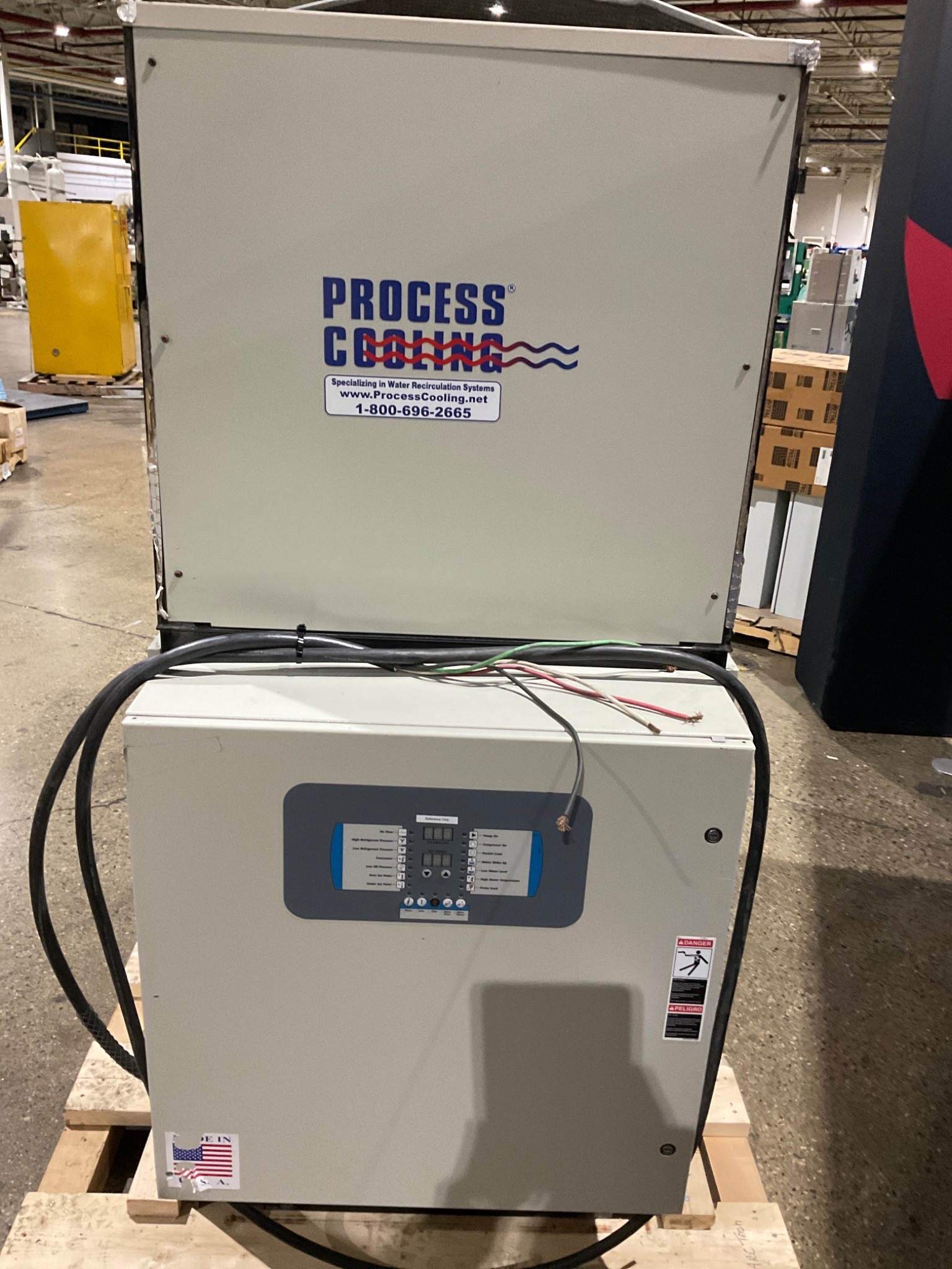 PROCESS COOLING SYSTEMS LQ2B1004 INDUSTRIAL CHILLER USED S 8