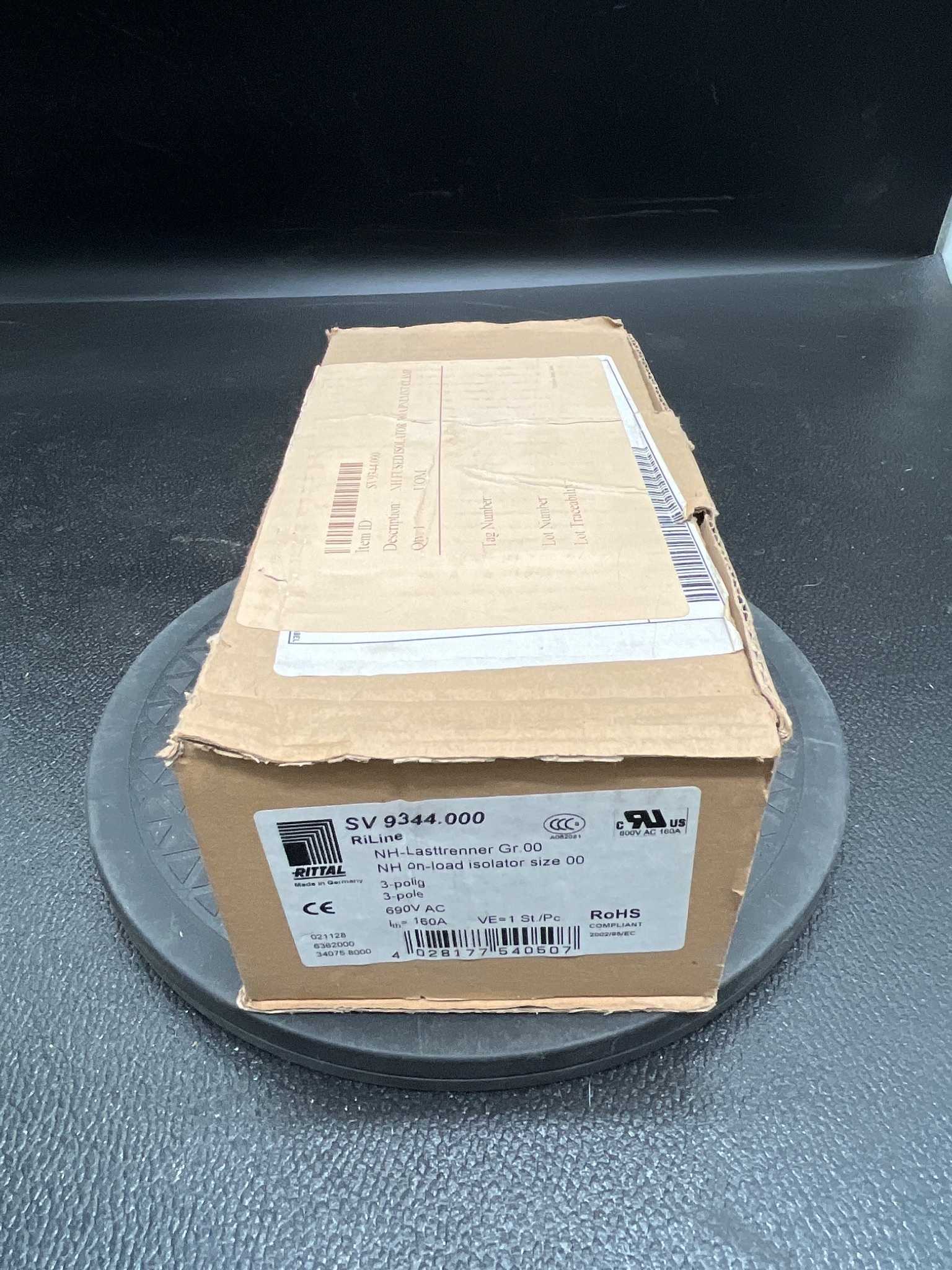 RITTAL SV 9344.000 Fuse Switch Disconnector NEW 3