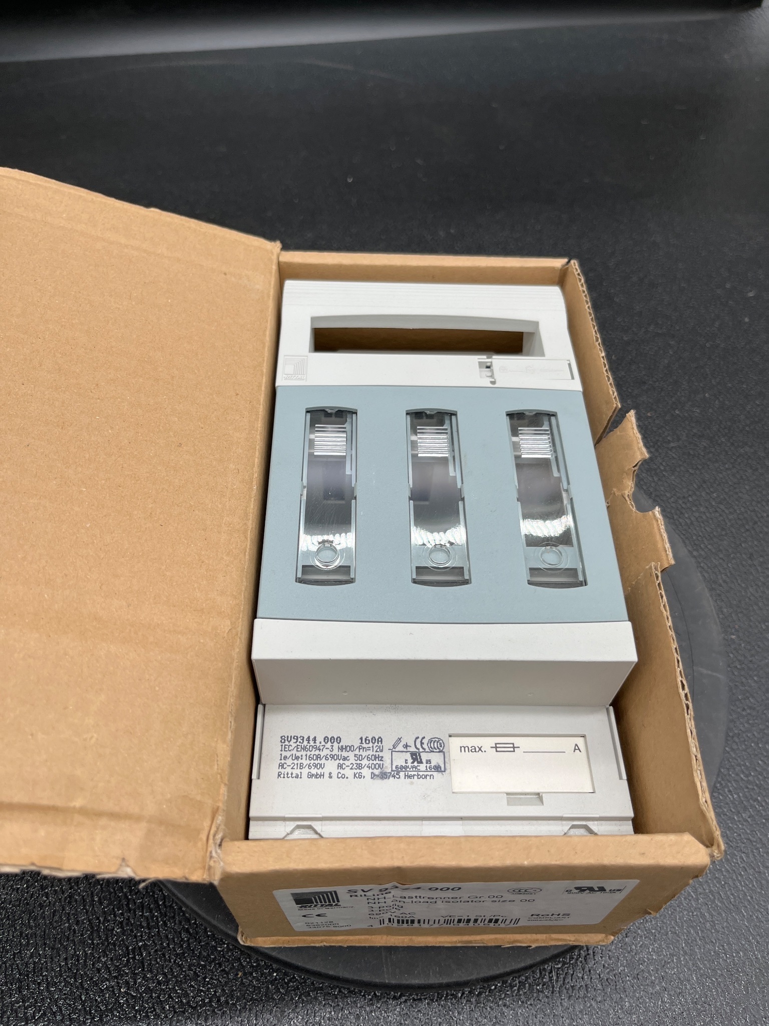 RITTAL SV 9344.000 Fuse Switch Disconnector NEW 4