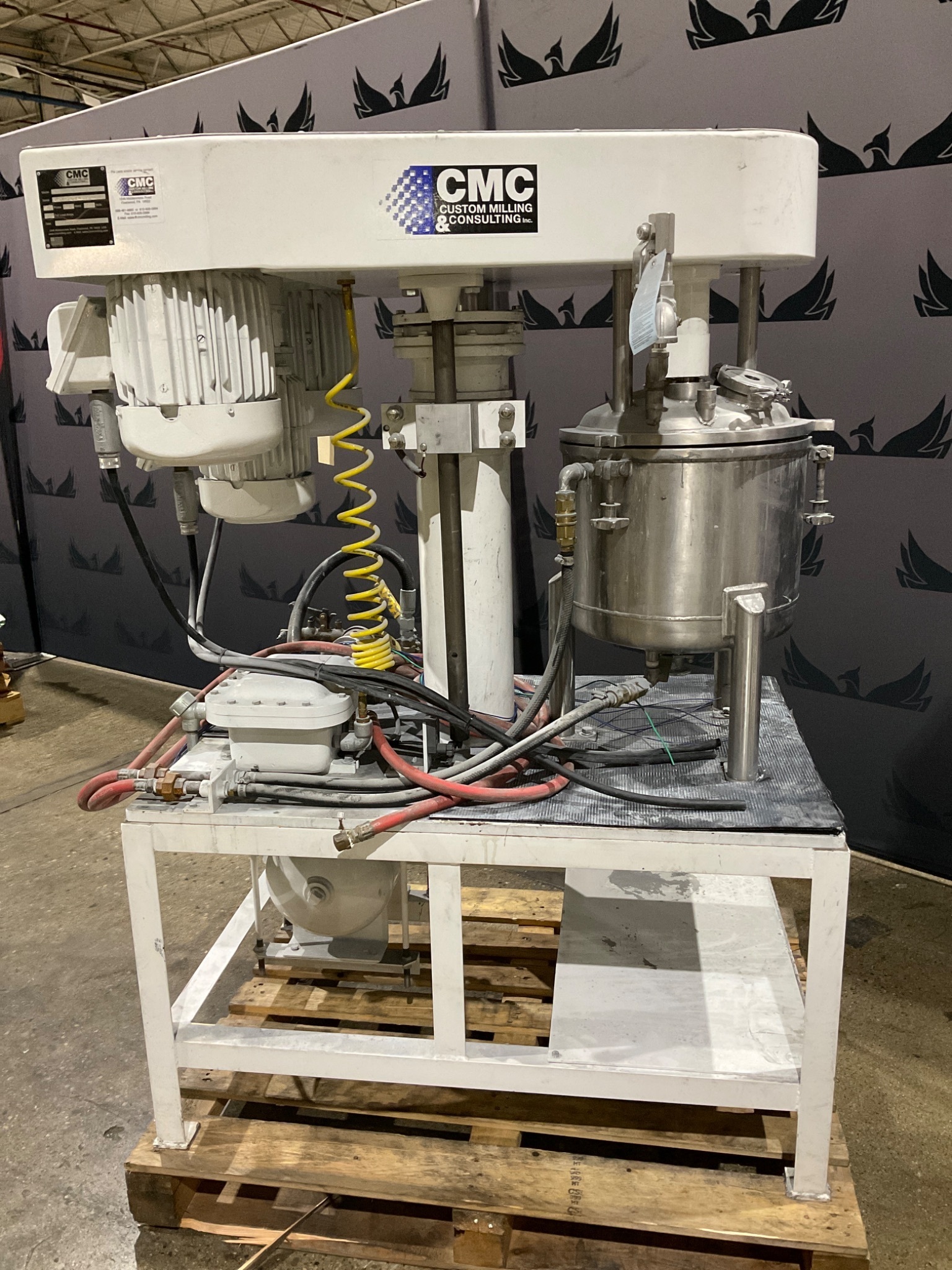 CMC 5 GALLON Tri-Shaft Mixer 3PH 460V 9.9A USED 7