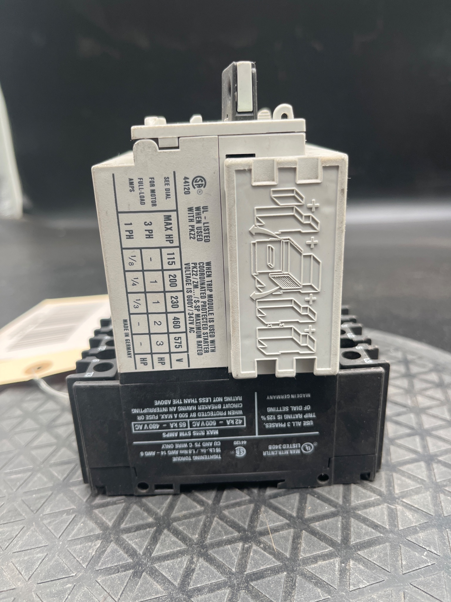 MOELLER ZM-4-PKZ2 Motor Protection Circuit Breaker USED 4