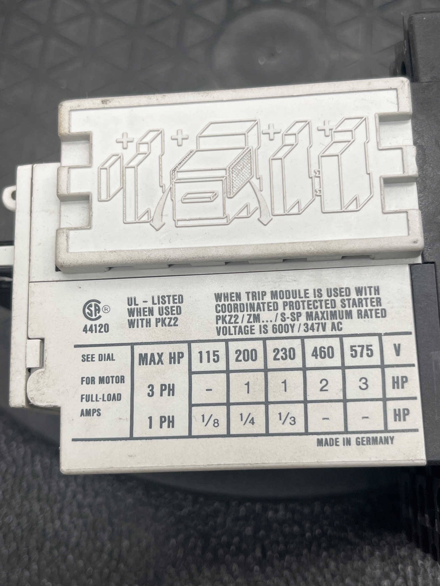 MOELLER ZM-4-PKZ2 Motor Protection Circuit Breaker USED 5