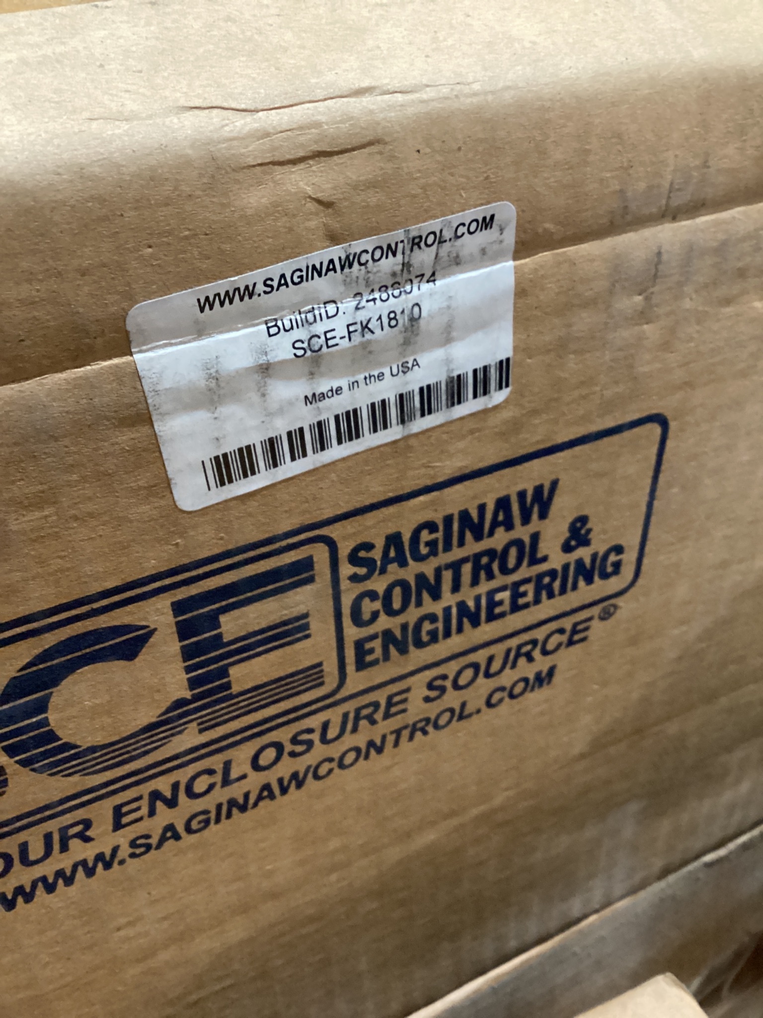 SAGINAW SCE-FK1810 Enclosure Mounting Foot Kit NEW 1