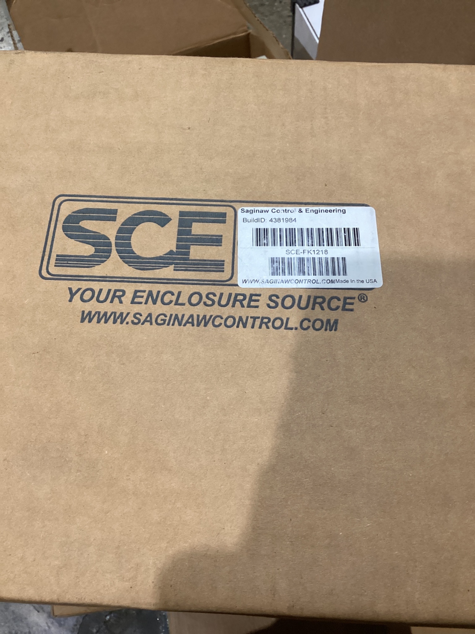 SAGINAW SCE-FK1218 Enclosure Mounting Foot Kit NEW 2