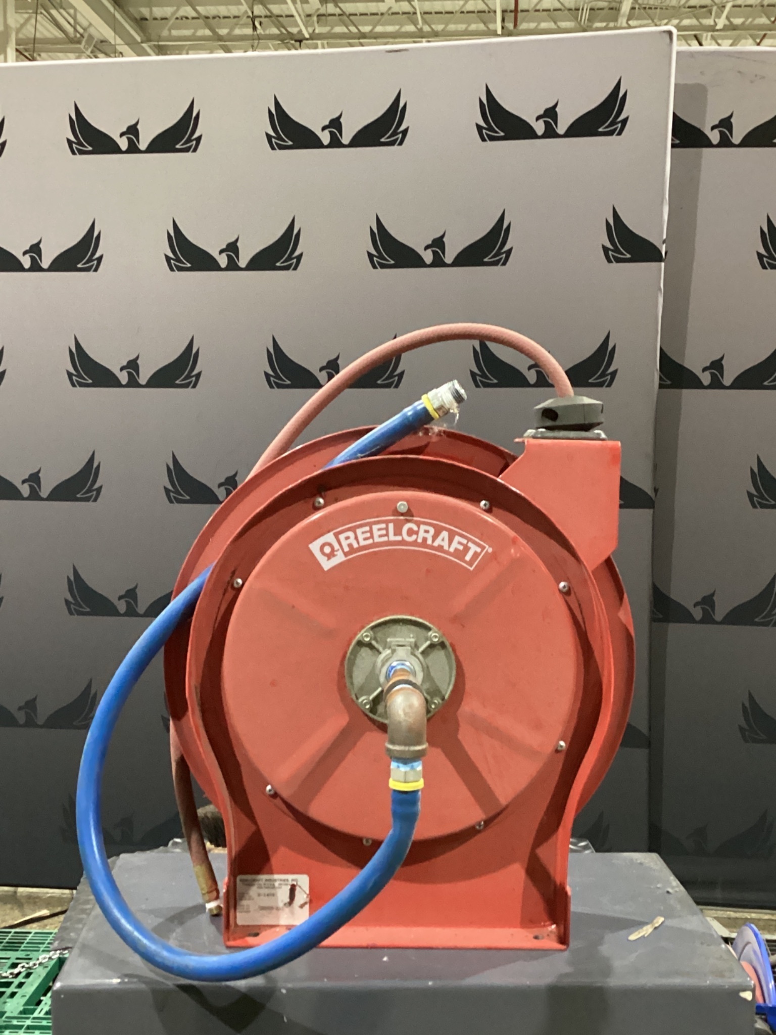 REELCRAFT H-1403 Hand Crank Hose Reel USED 0