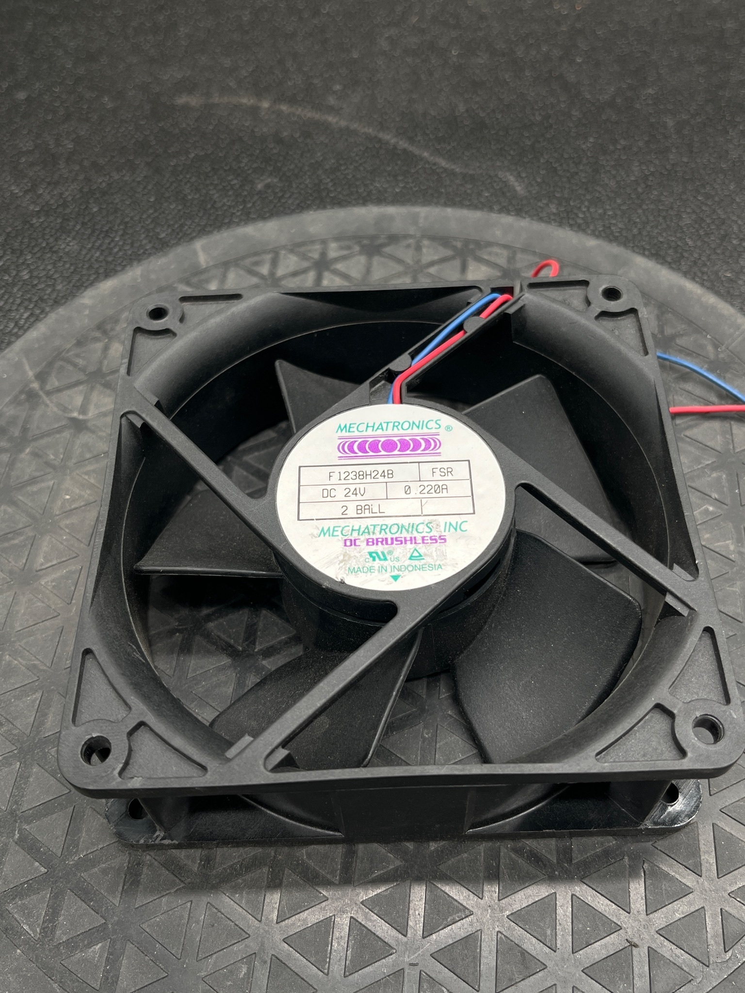 MECHATRONICS F1238H24B Axial Cooling Fan 24V 112CFM USED 0