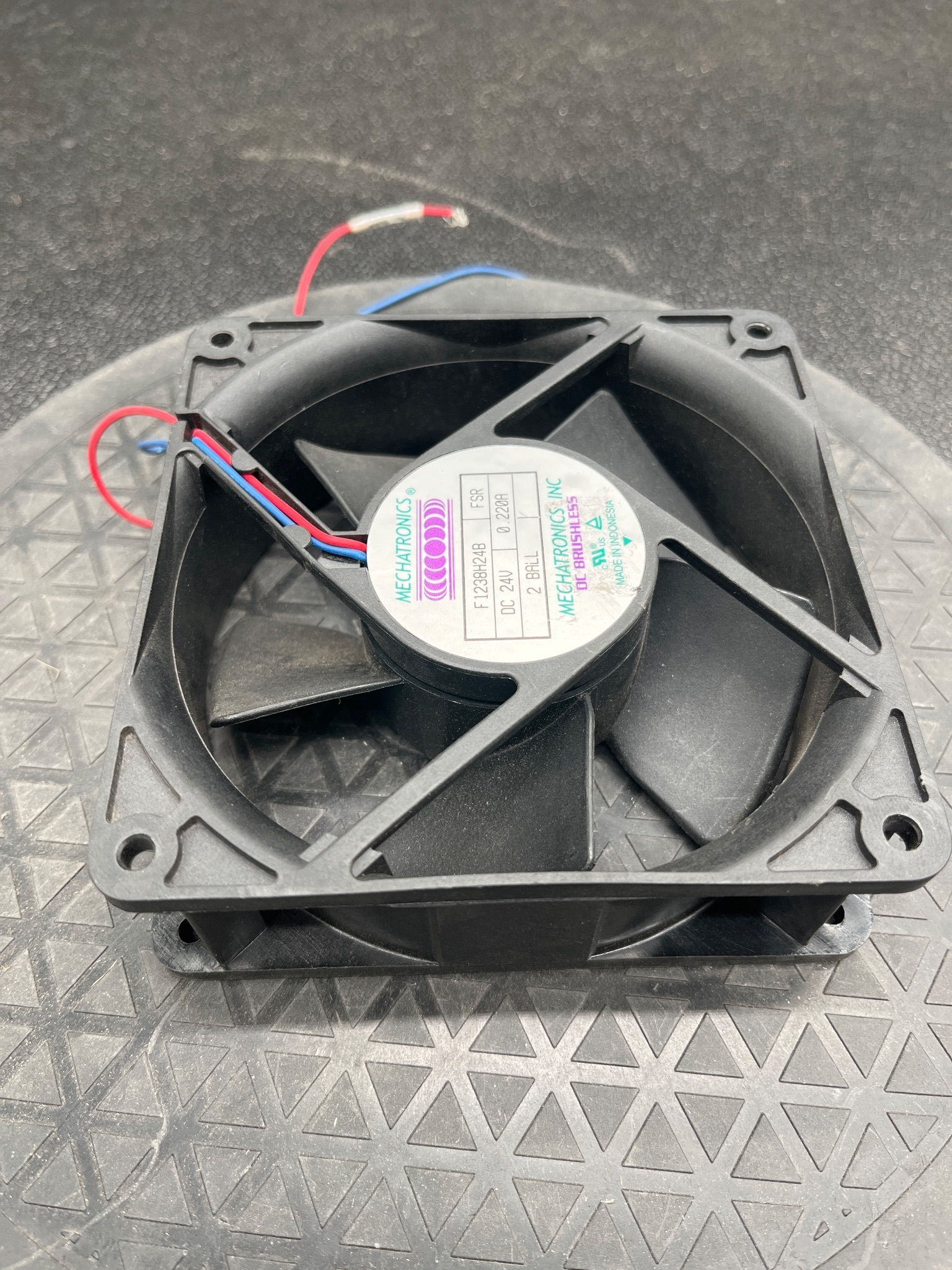 MECHATRONICS F1238H24B Axial Cooling Fan 24V 112CFM USED 2