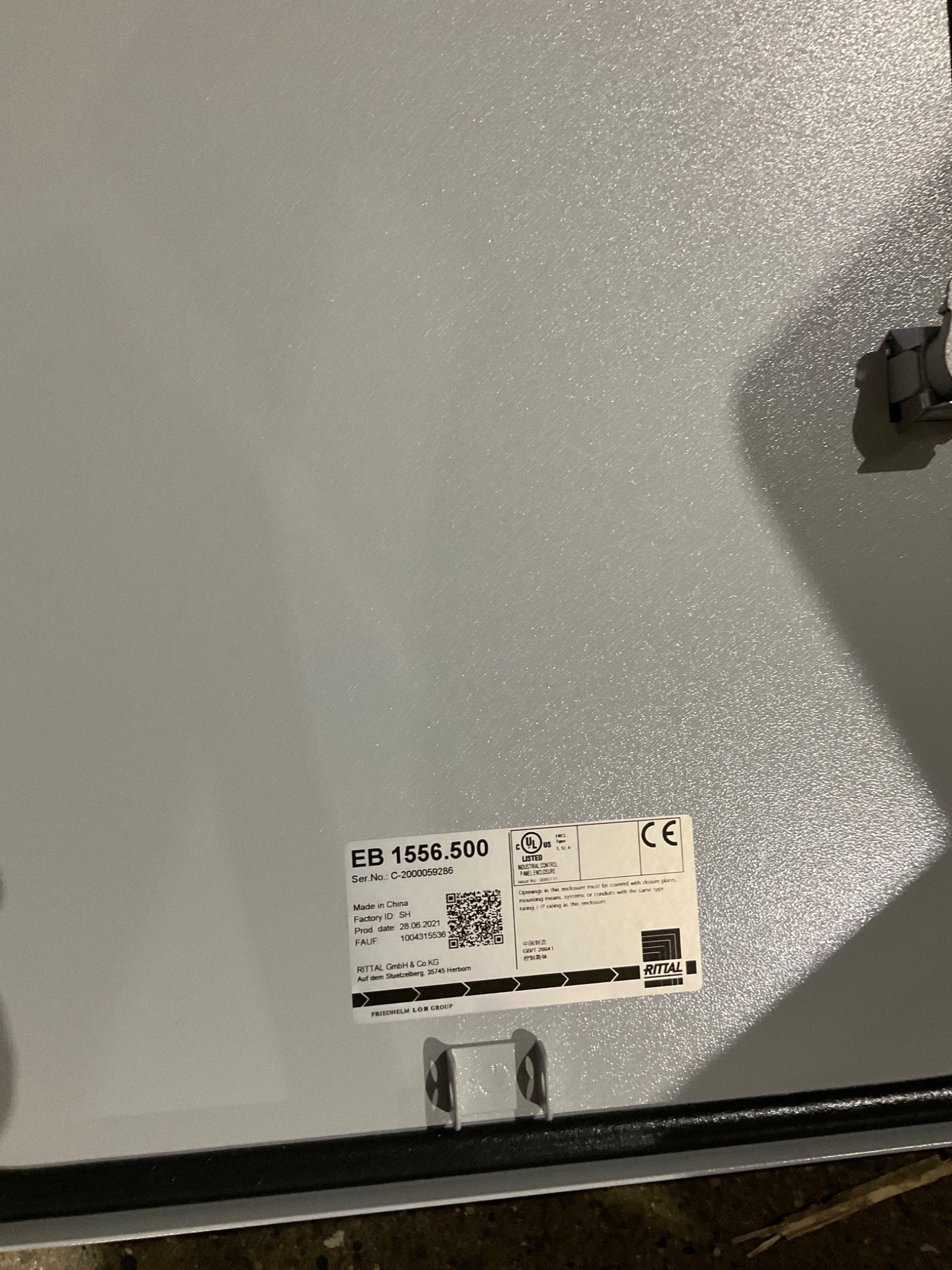 RITTAL EB 1556.500 Steel Wall Mount Enclosure Box NEW 3