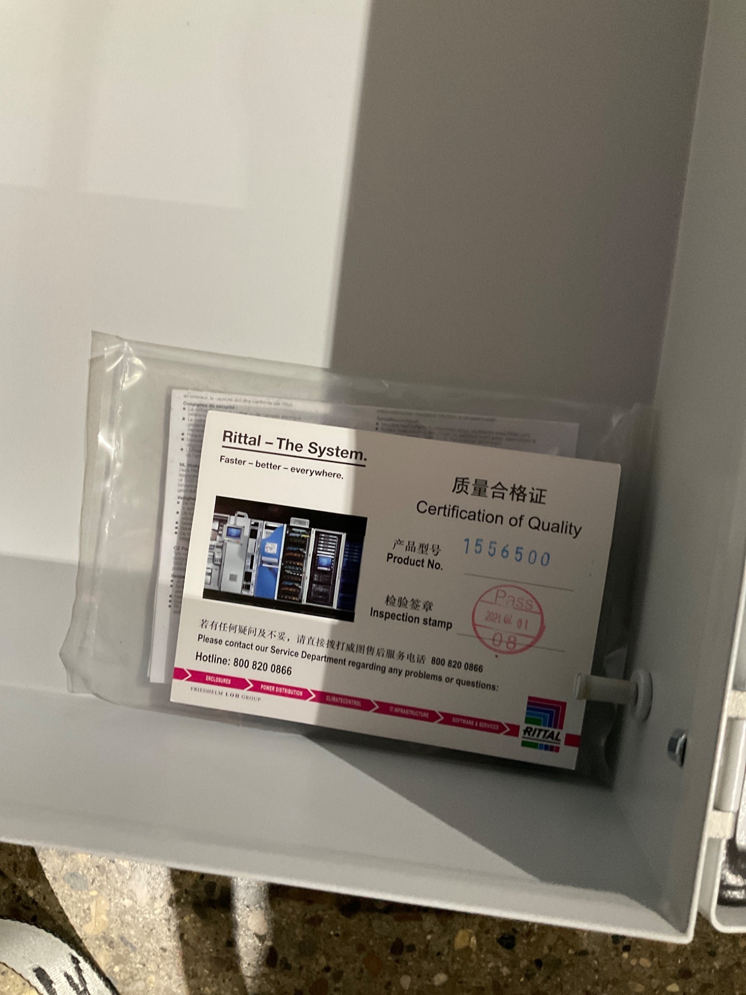 RITTAL EB 1556.500 Steel Wall Mount Enclosure Box NEW 4